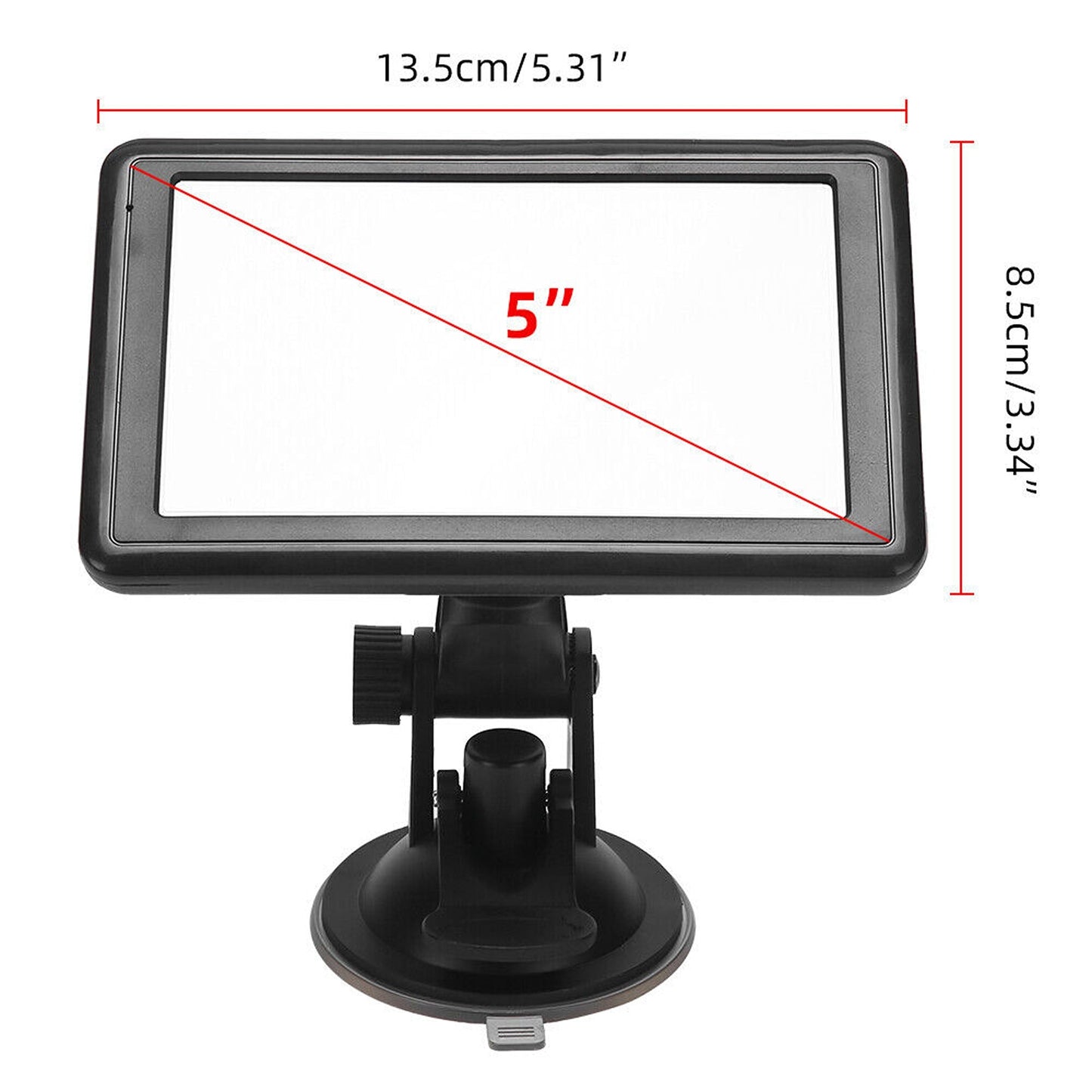 5-Inch GPS Navigator for Cars with Lifetime Map Updates and Speedcam Alerts
