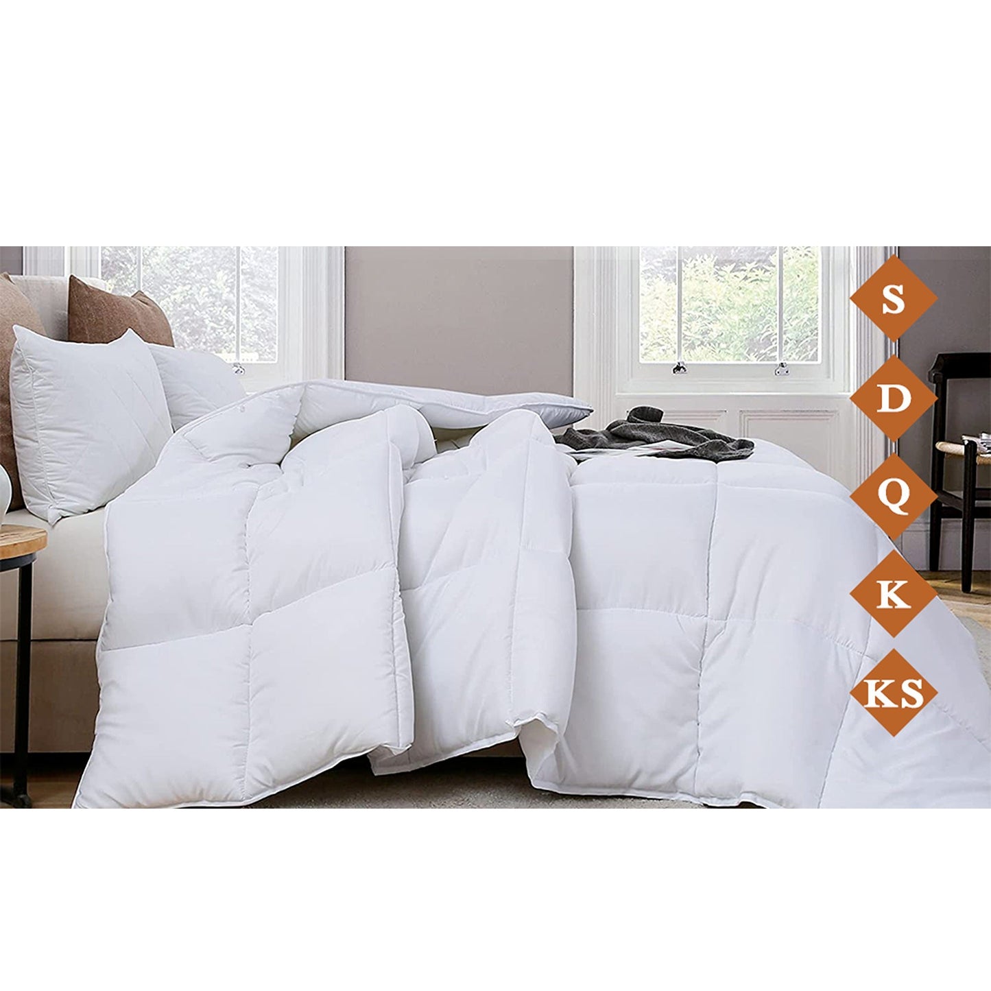 300GSM Goose Down Quilts Duvet Doona for All Bed Sizes