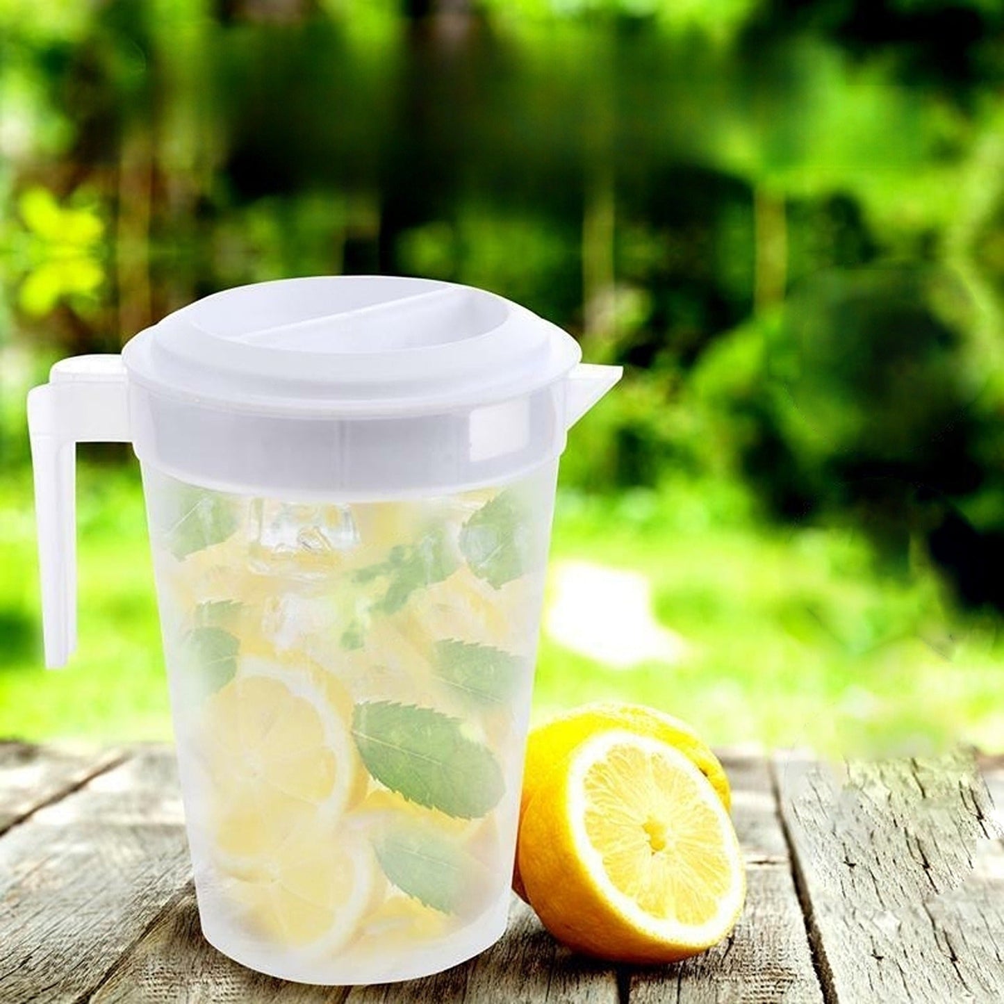Colourful Plastic Water Jug Set with Cold Drink Lid