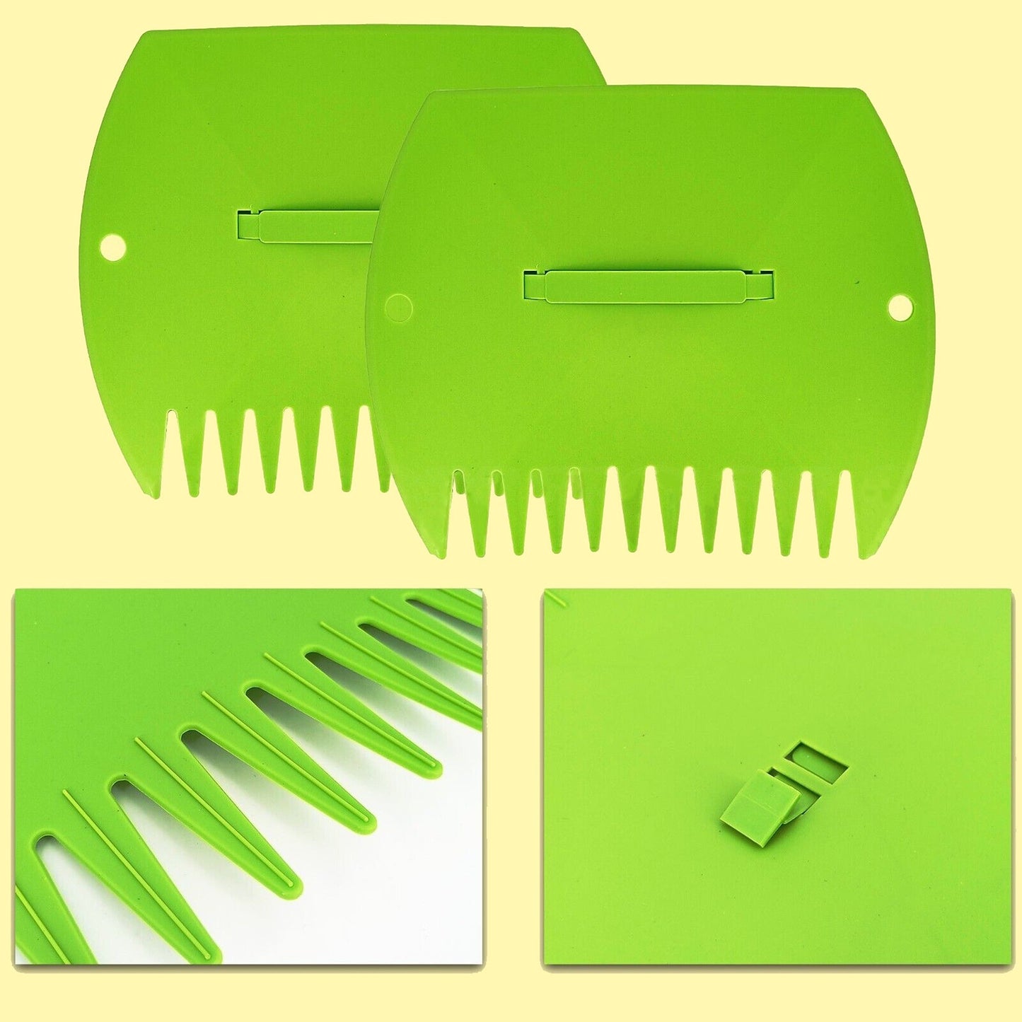 Universal Fit Durable Handy Grass Hand Rakes for Garden Yard Leaf Scoops