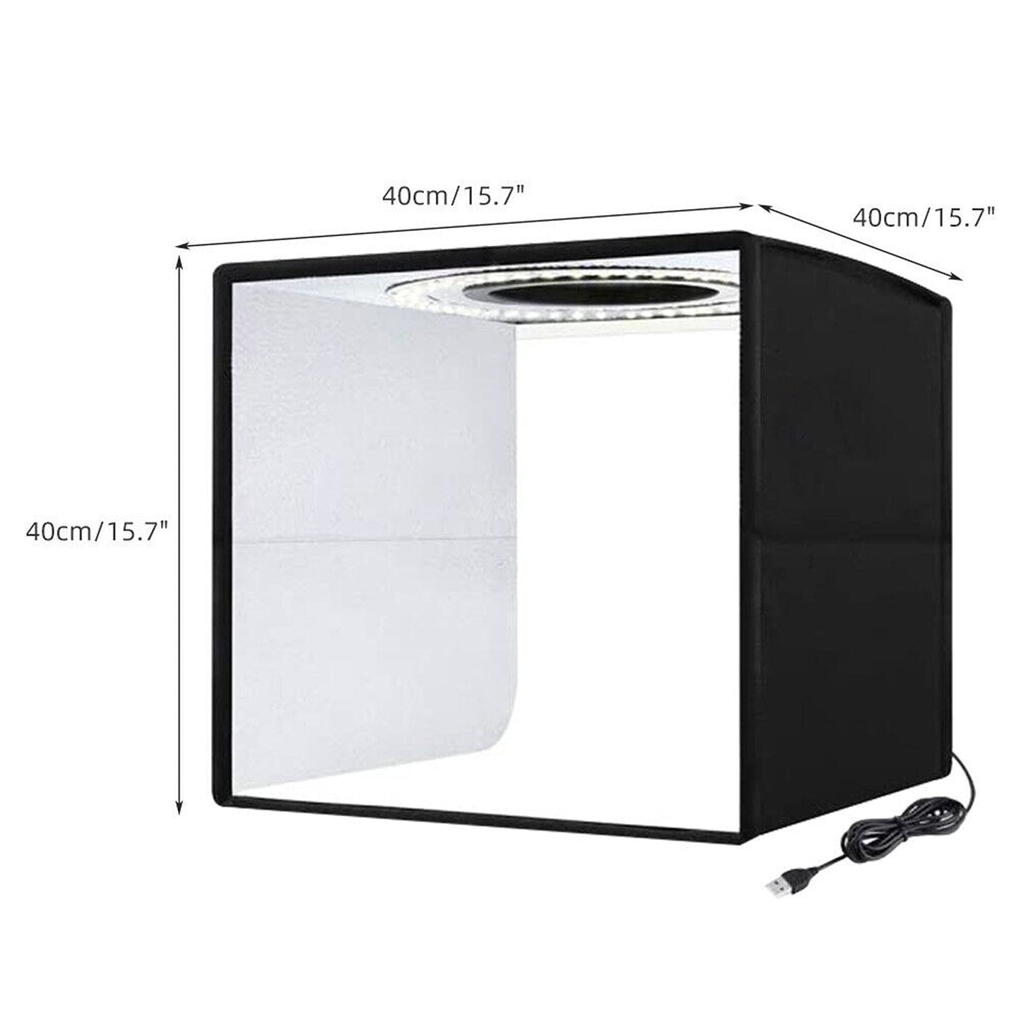 Portable Photo Studio Light Box with 144 LED Lighting for Product Photography