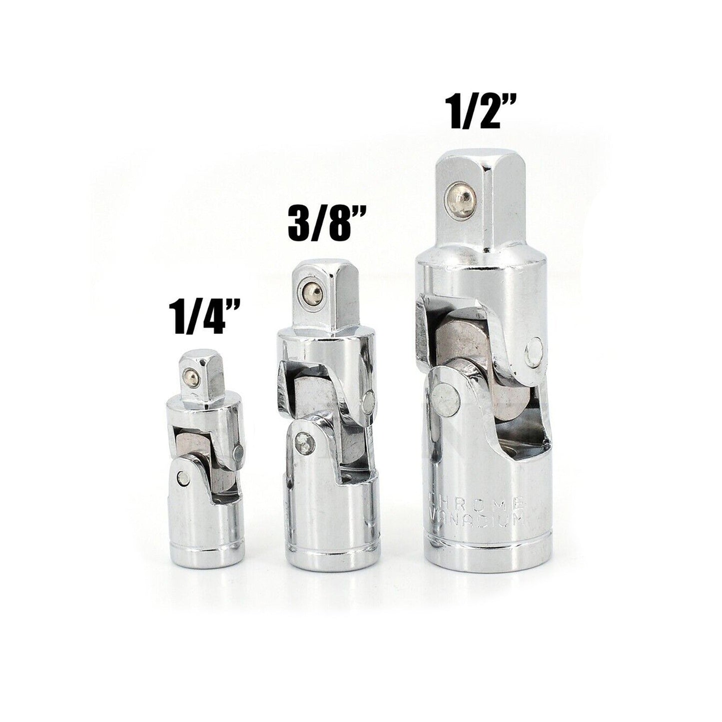 1 to 3pcs Universal Joint Swivel Impact Adapter Driver Socket