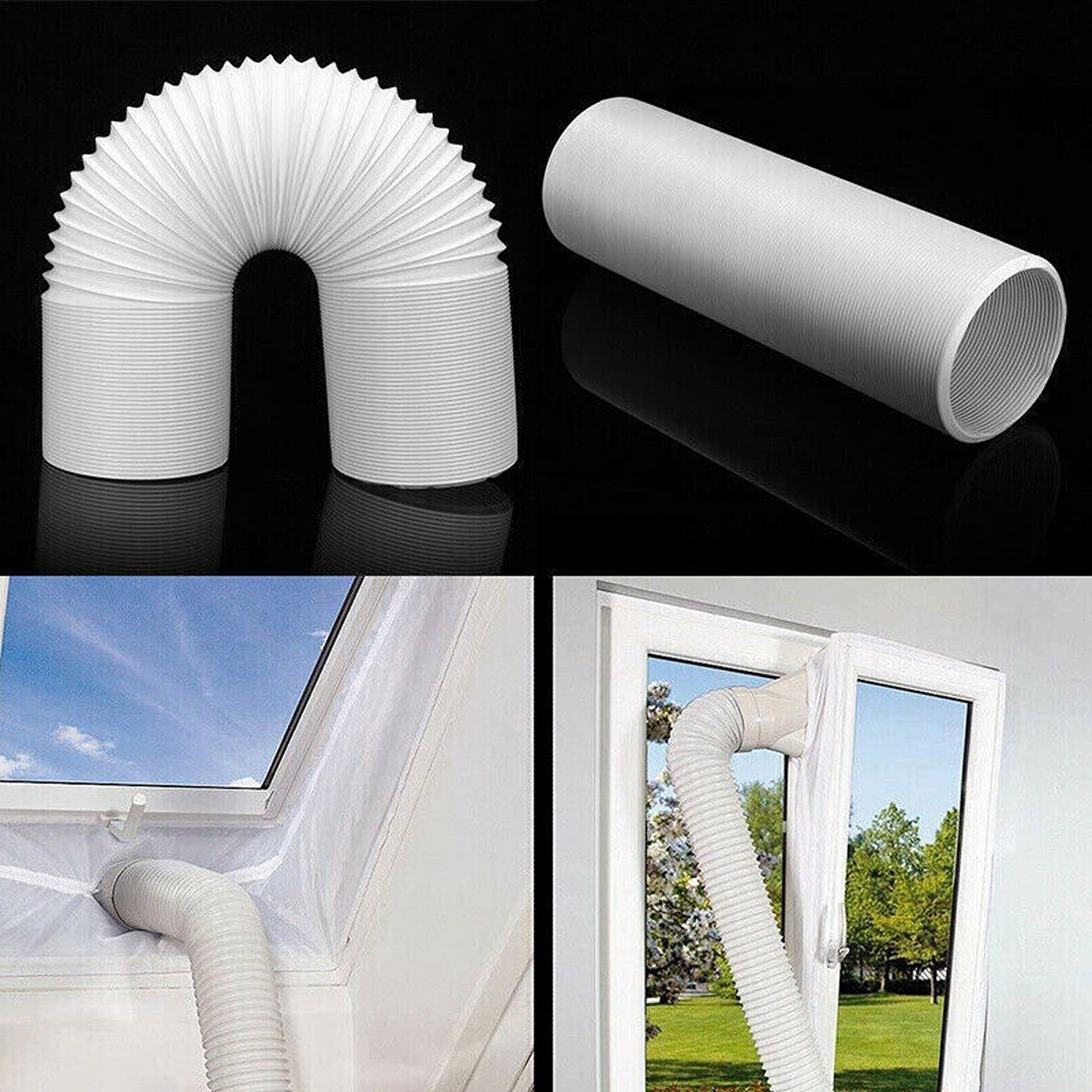 Exhaust Hose Tube Pipe for Portable Air Conditioner Flexible Duct