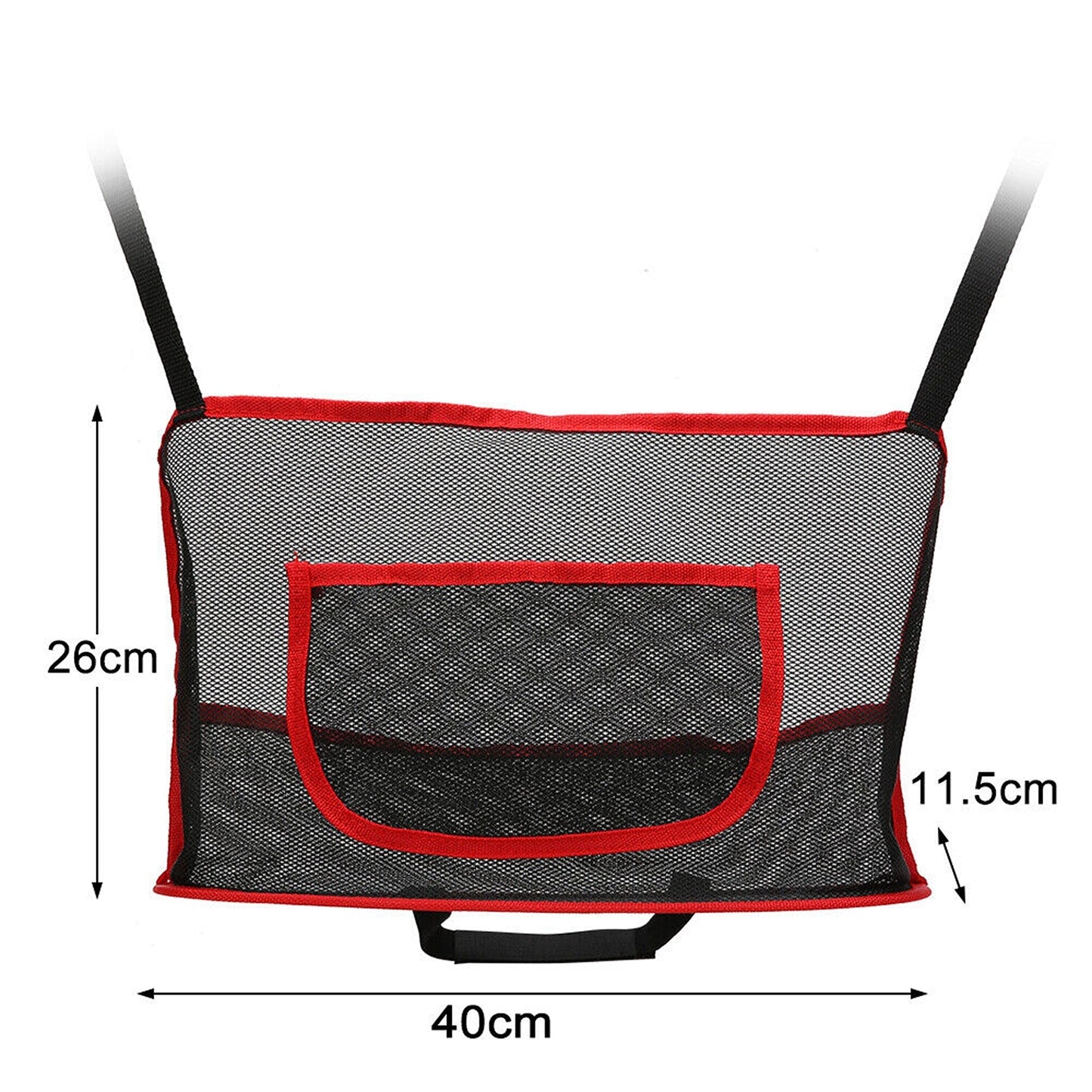 Advanced Car Storage Net for Handbags and Purses Between Seats