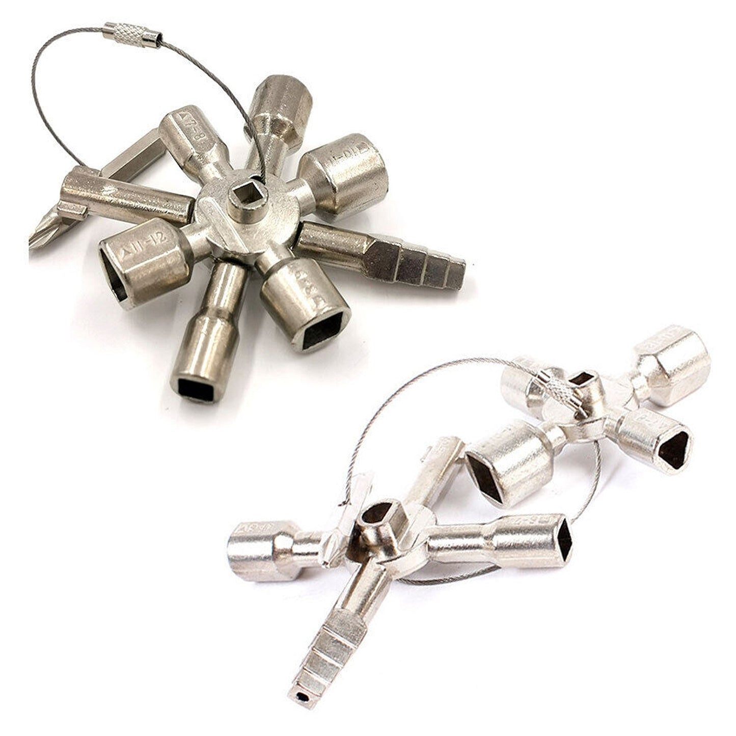 10-in-1 Multi-Function Elevator Key Switch Wrench for Utility and Emergency