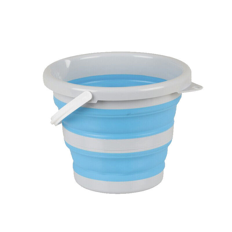 Collapsible Silicone Water Bucket 5L for Car Camping Fishing