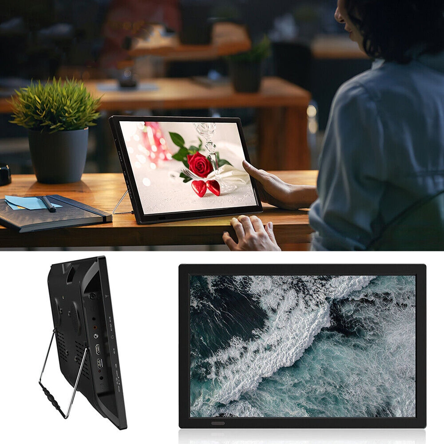 Portable Digital Television 12V HD 1080P TFT LED Car TV