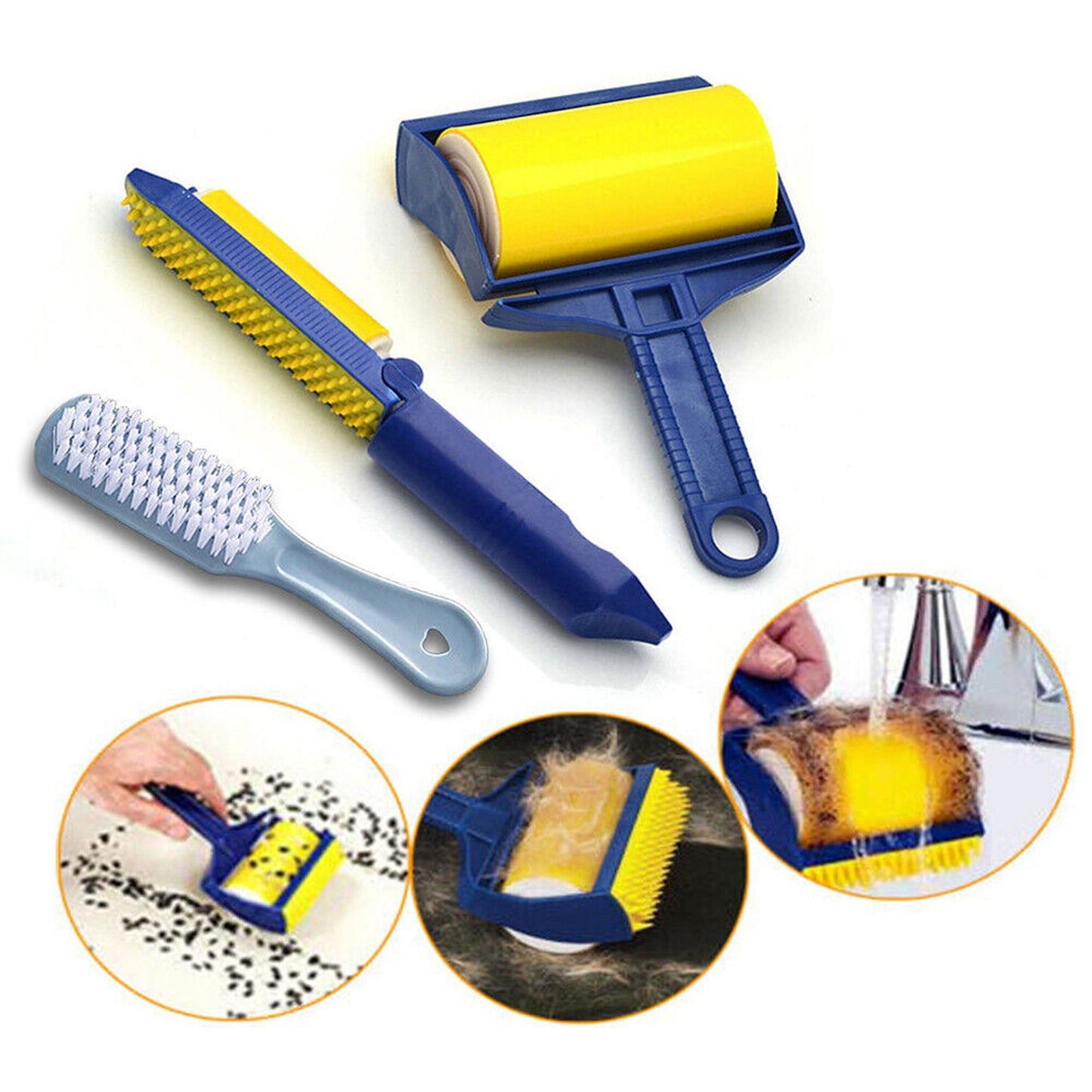 Sticky Buddy Reusable Lint Roller Pet Hair Remover Cleaning Tool