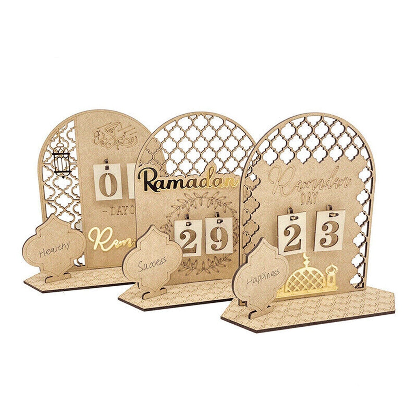 DIY Wooden Countdown Calendar for Eid Ramadan Party