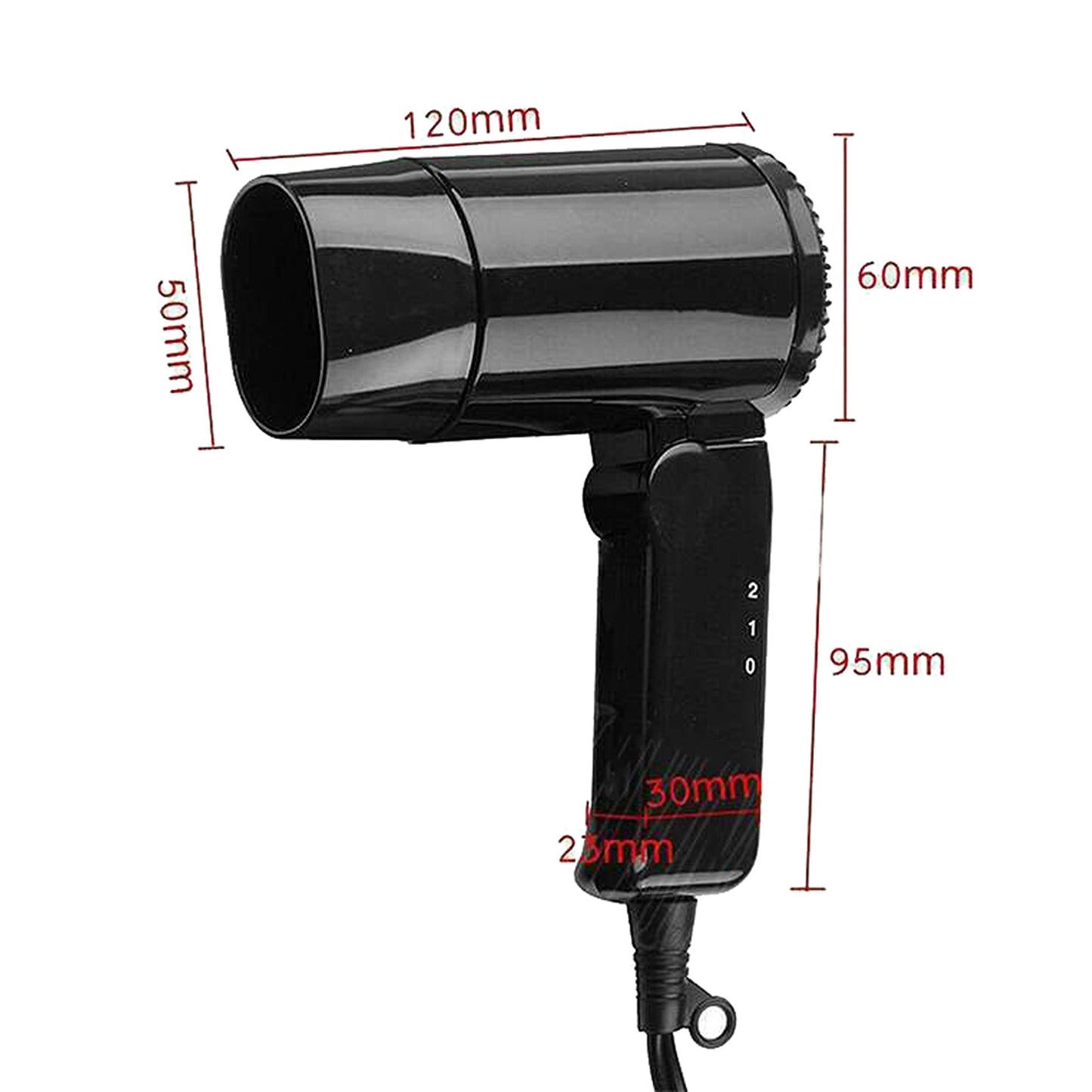 Portable 12V Hairdryer Glass Defroster for Cars and Caravans Ideal for Camping