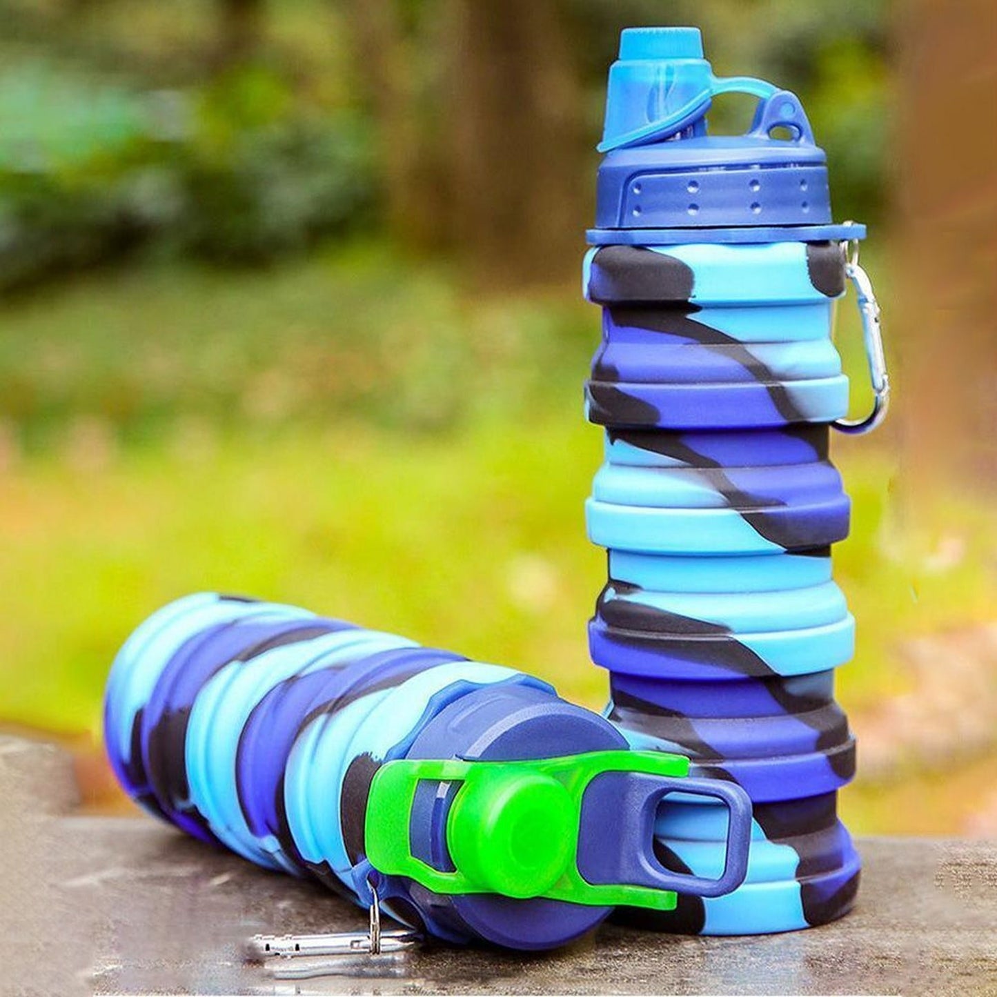 Foldable Silicone Travel Water Bottle Retractable Portable Drink Cup