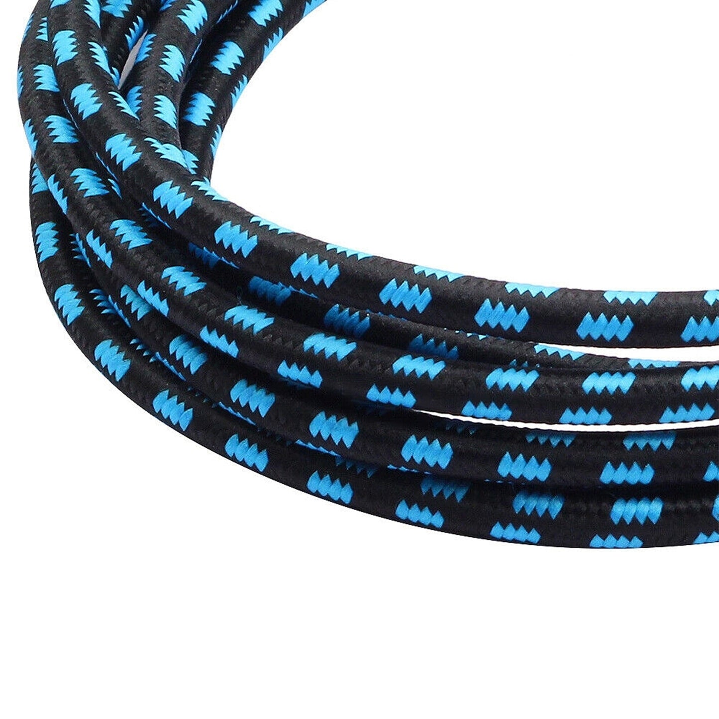 Professional Tweed Braided Guitar Cable Noiseless 3M Right Angle Jack Lead