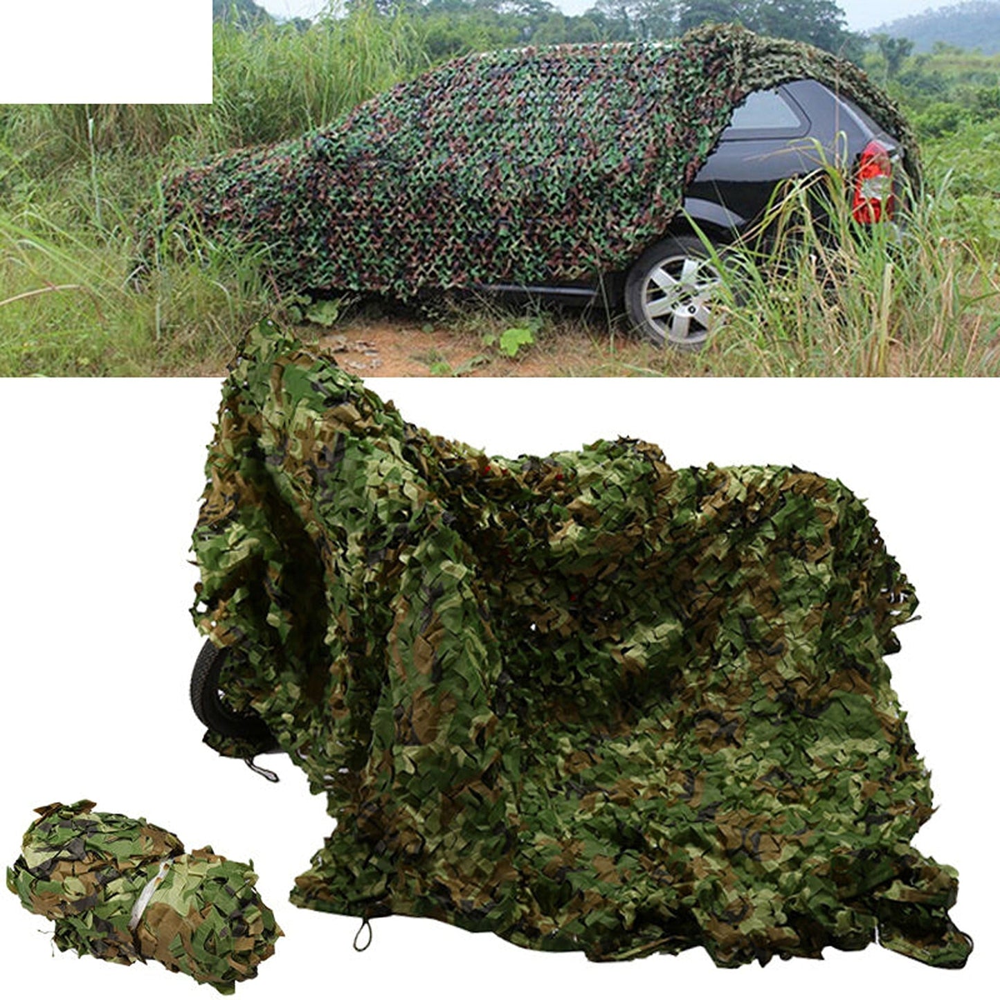 Camo Netting for Woodland Camping Mesh 3M