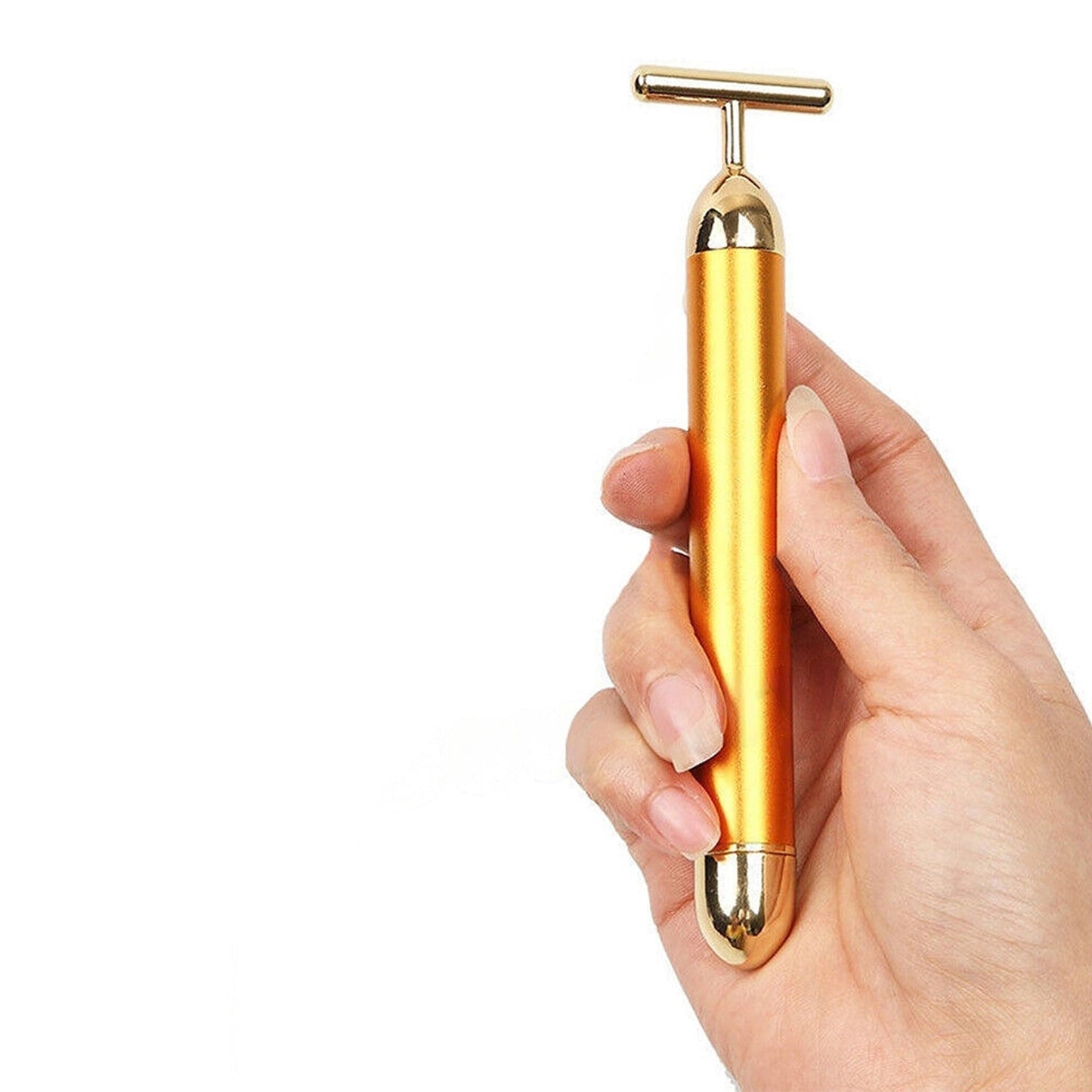 Gold Pulse Energy Facial Massager Beauty Bar for Face Tightening