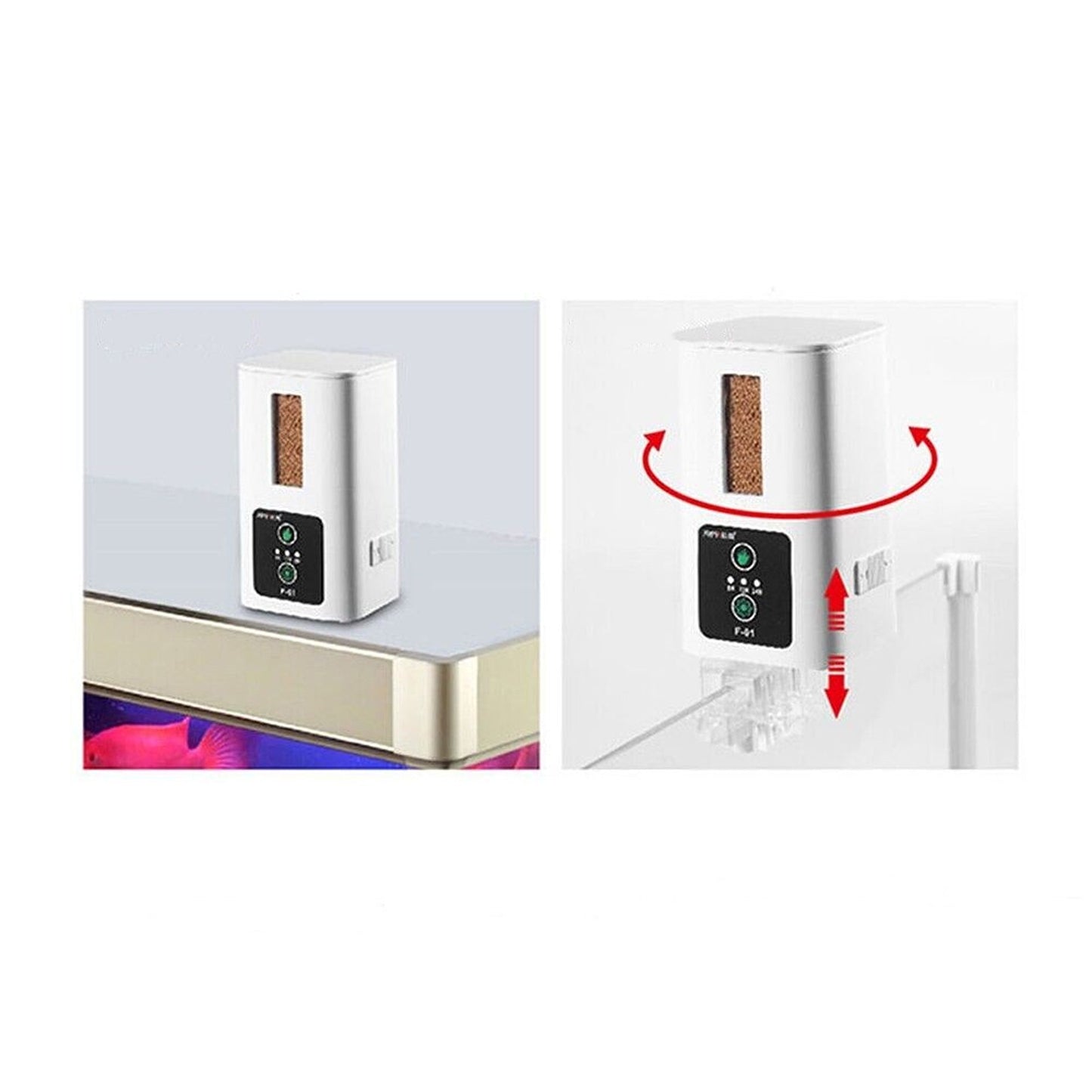 Intelligent Automatic Fish Feeder with Timer for Aquarium Feeding