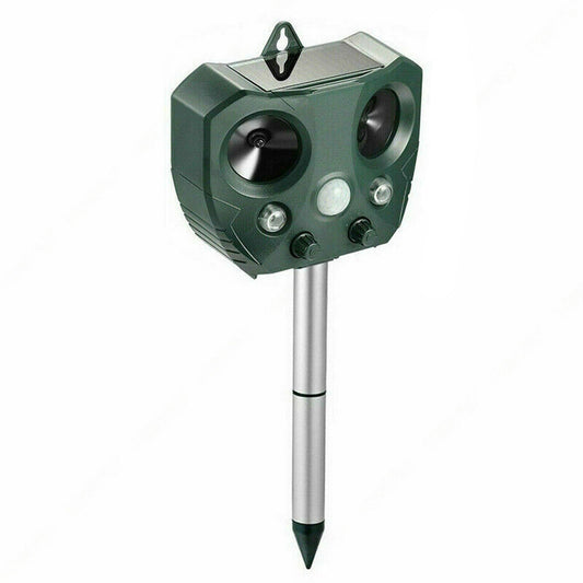 Solar Powered Animal Repeller for Birds Rats and Possums with Motion Sensor