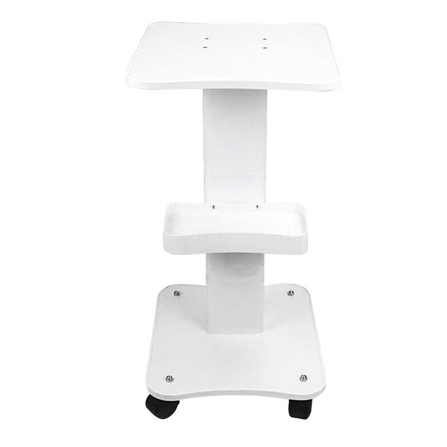 Hair Salon Mobile Trolley Stand with Movable Storage Tray Beauty Cart