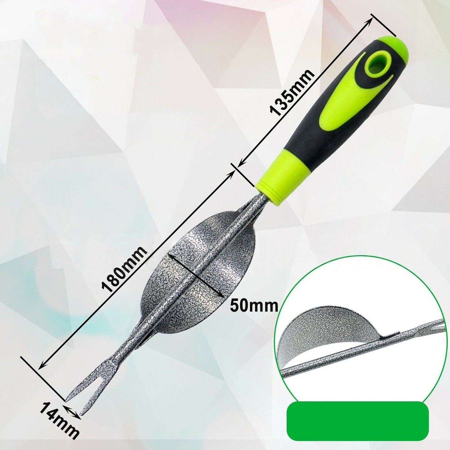 Set of 3 Gardening Hand Weeding Tool Set: Fork Shovel Rake