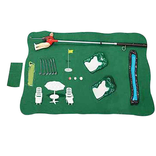 Indoor Miniature Golf Set Golfing Man Game for Home Entertainment