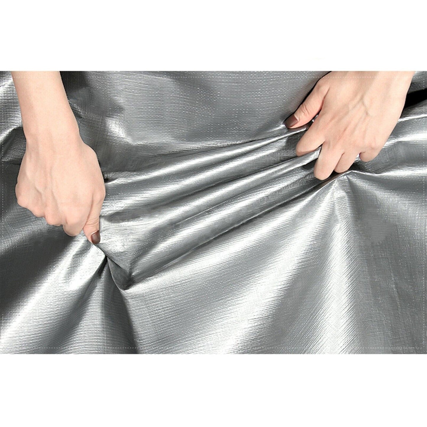 130GSM Heavy Duty Waterproof Camping Poly Tarpaulin Tarp Cover Sheet