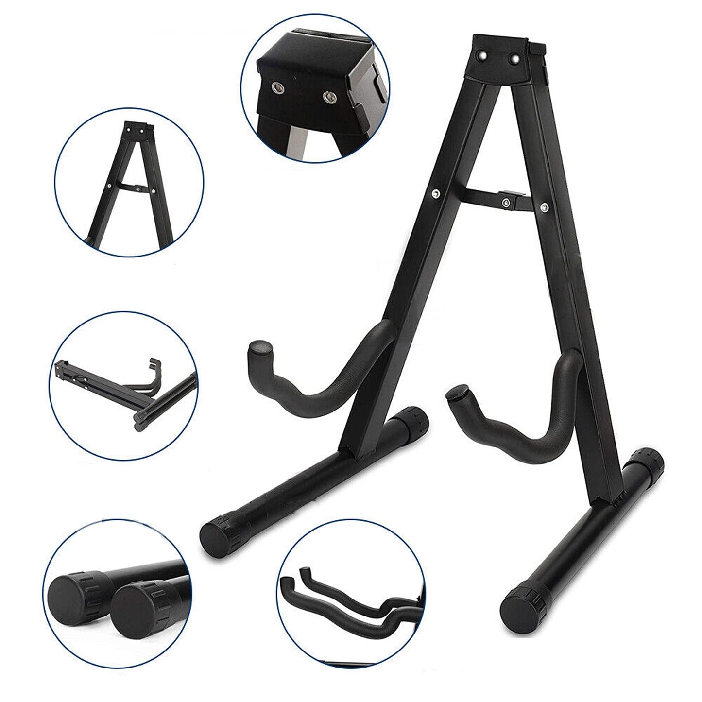Guitar Stand Foldable Tripod Bass Electric Acoustic Holder