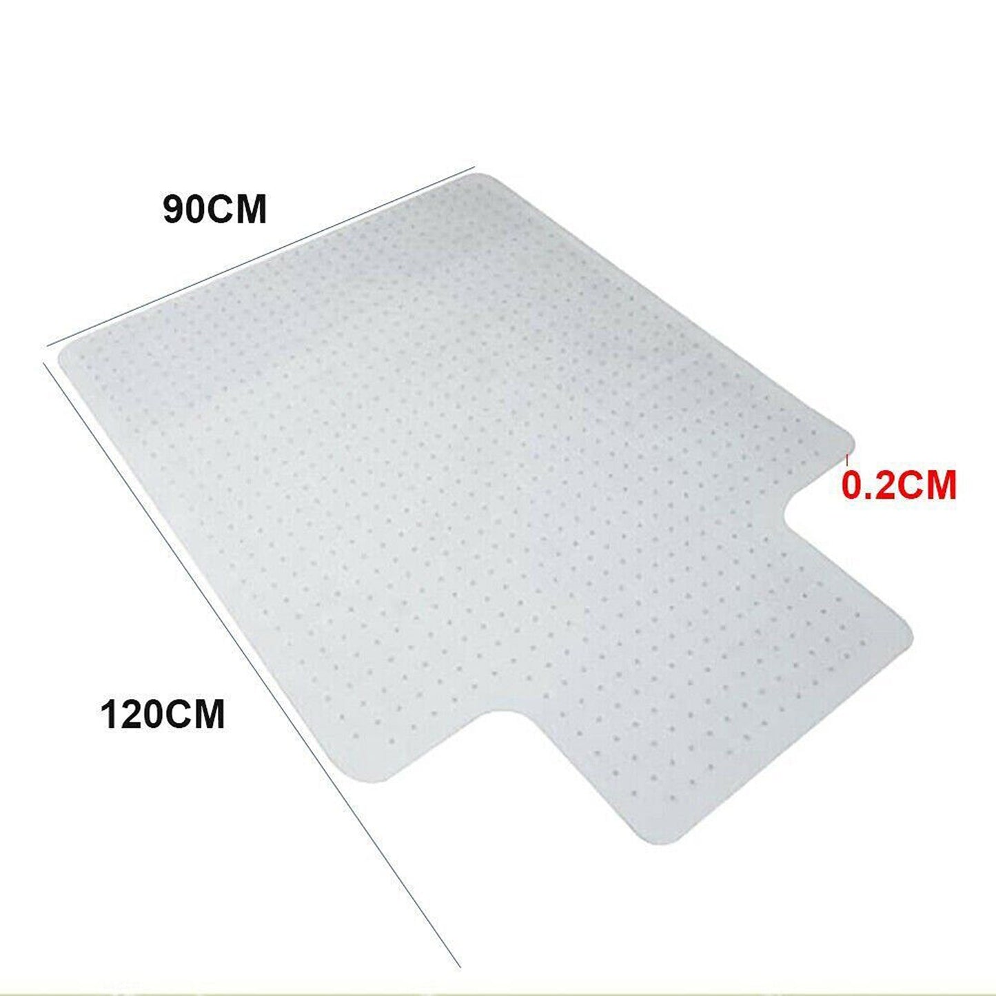 Office Home PVC Plastic Floor Mats Carpet Computer Work Chair Protector