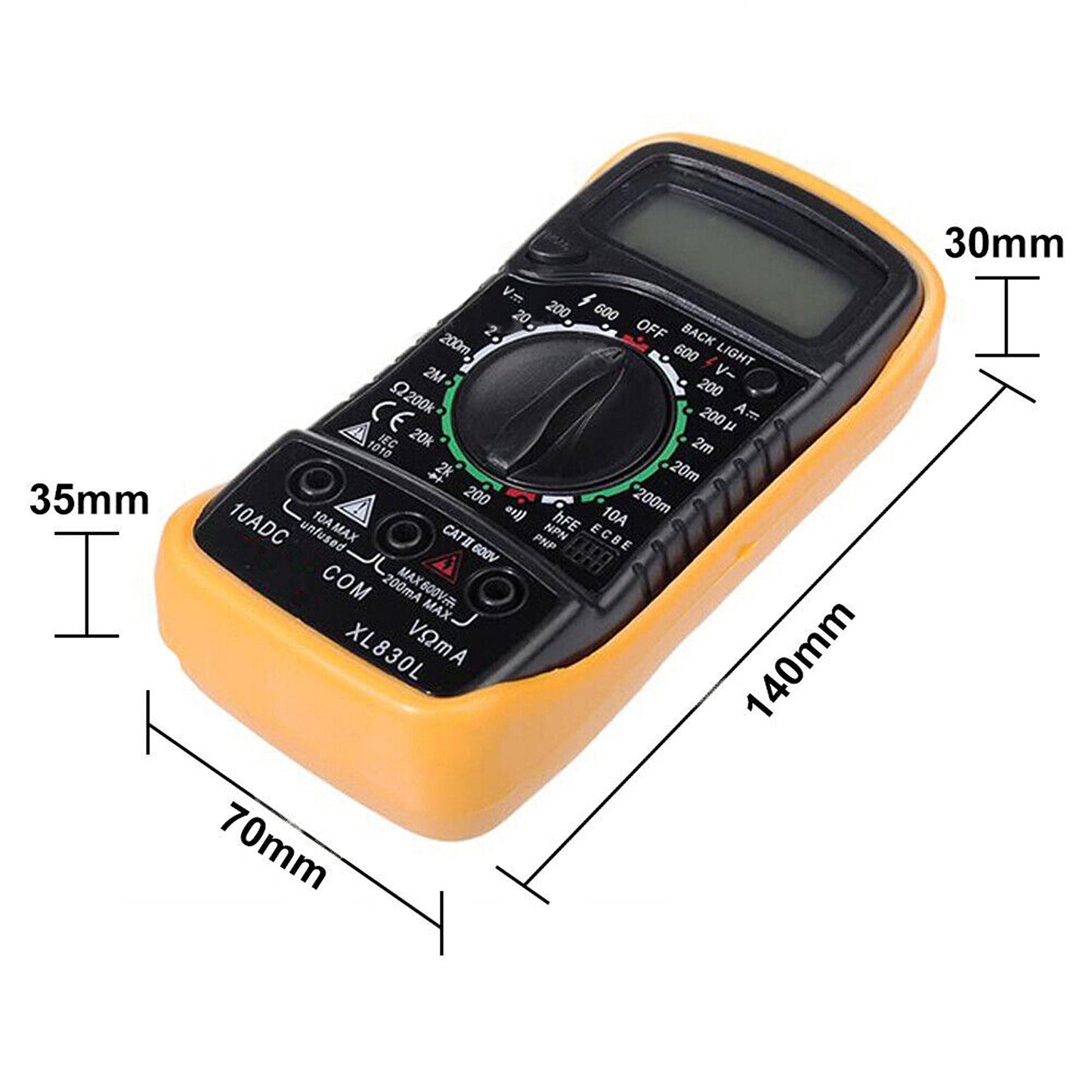AC DC Electric Multimeter LCD Digital Meter Voltmeter OHM Multi Tester