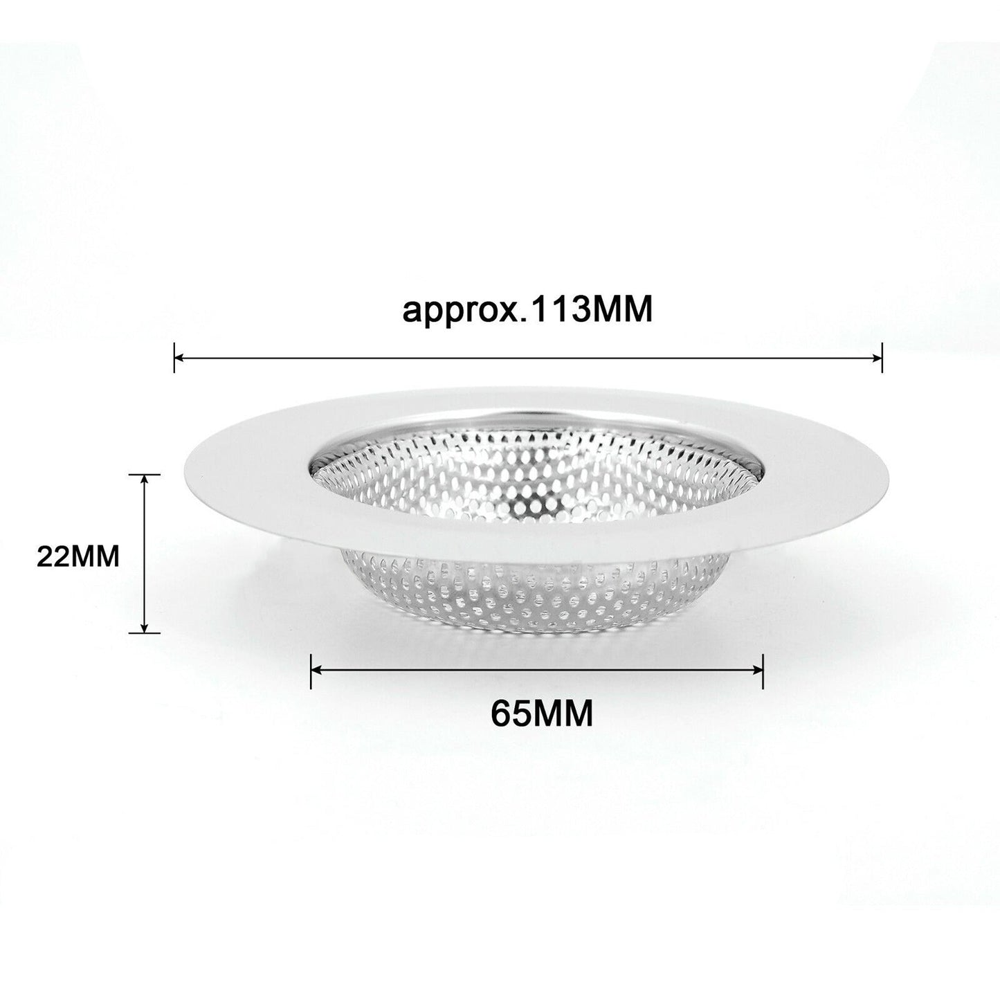 Kitchen Stainless Steel Sink Strainer Drain Stopper Waste Plug Filter