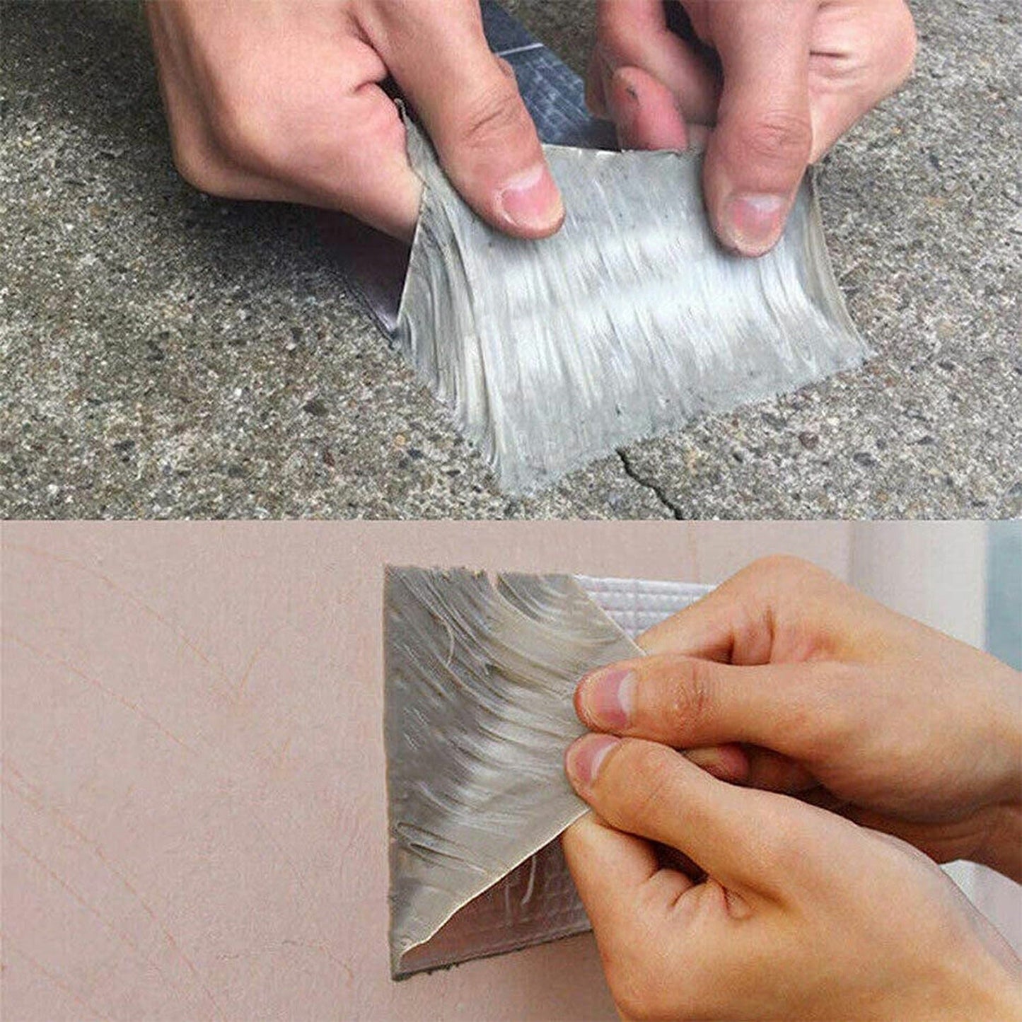 Butyl Rubber Waterproof Aluminium Foil Tape for Roof and Pipe Repair