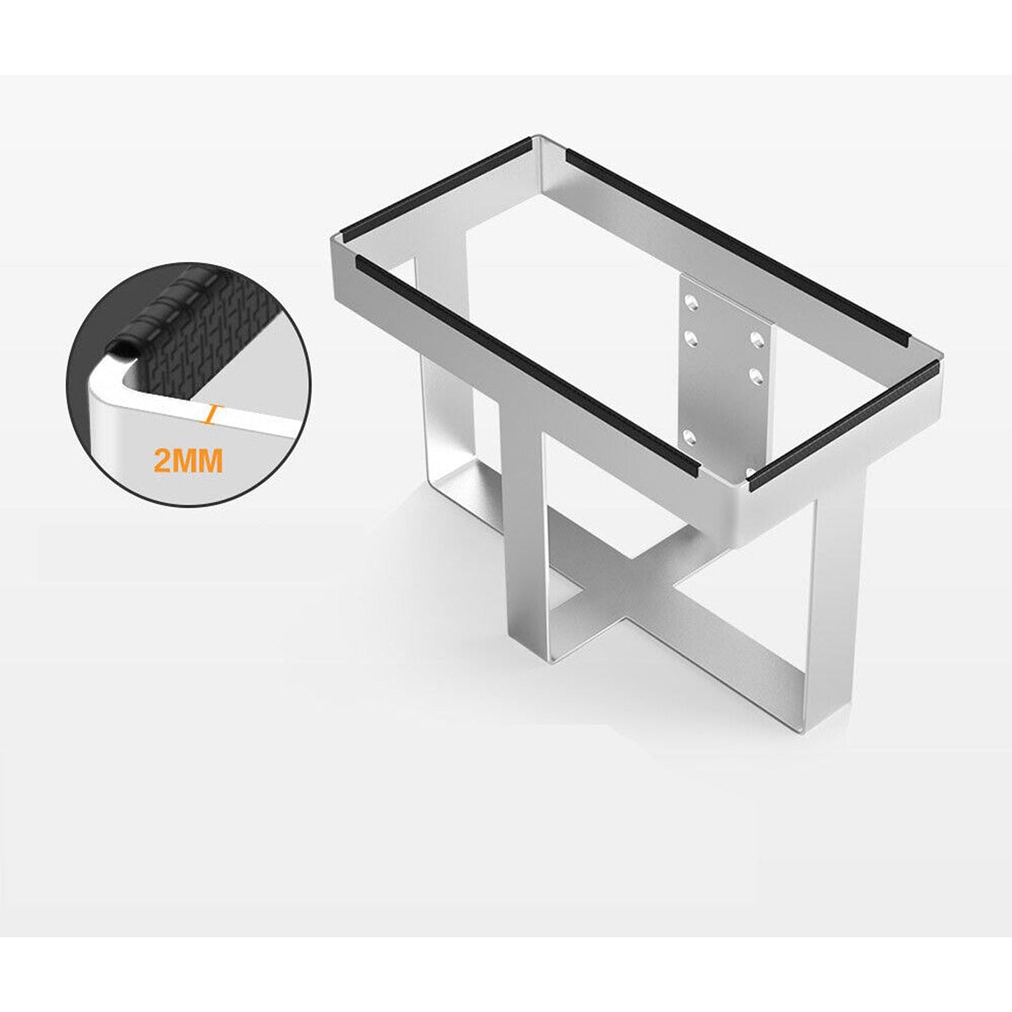 Galvanized Steel Jerry Can Holder for Offroad Trailers and Caravans 20L