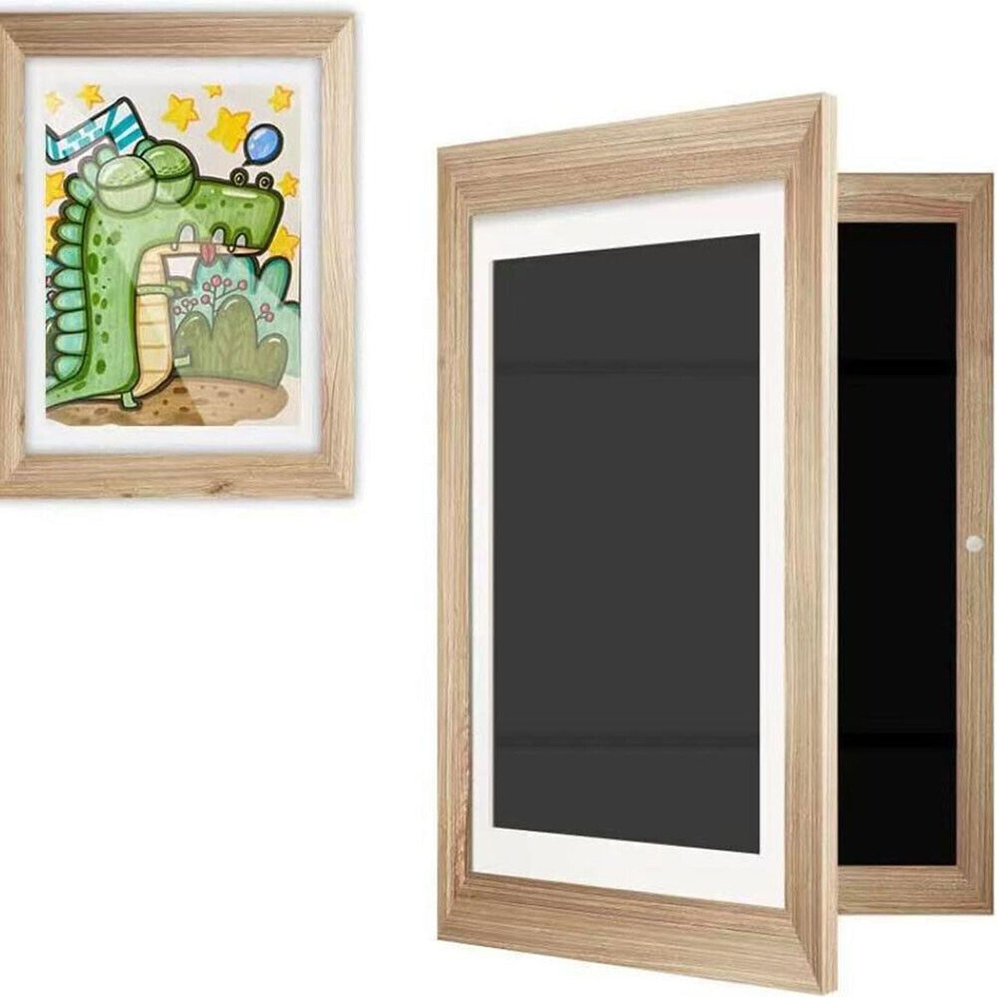 Wooden Art Display Frames Holds 150 Pictures for Art Projects