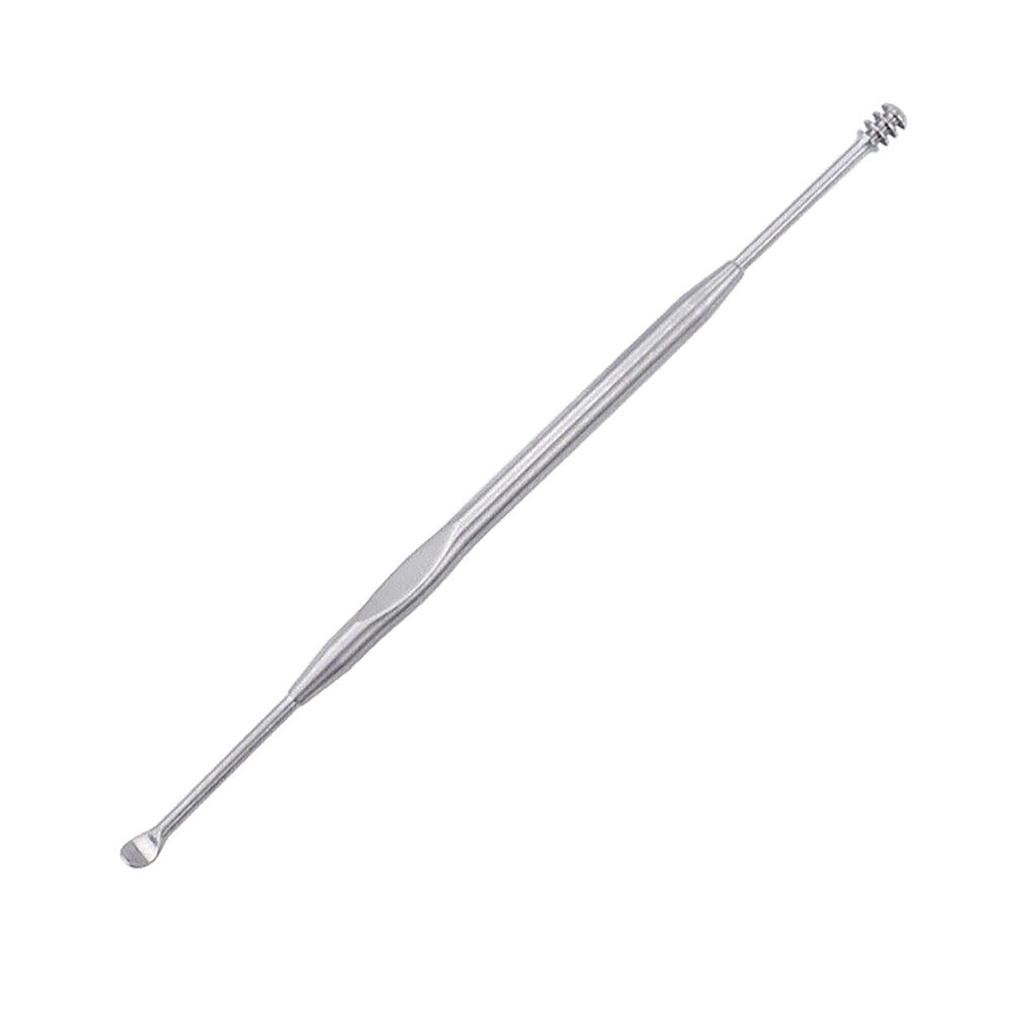 Double-Ended Stainless Steel Ear Pick Earwax Removal Cleaning Tool
