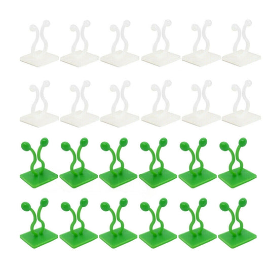100pcs Plant Climbing Wall Vines Fixing Clips Invisible Rattan Clamp