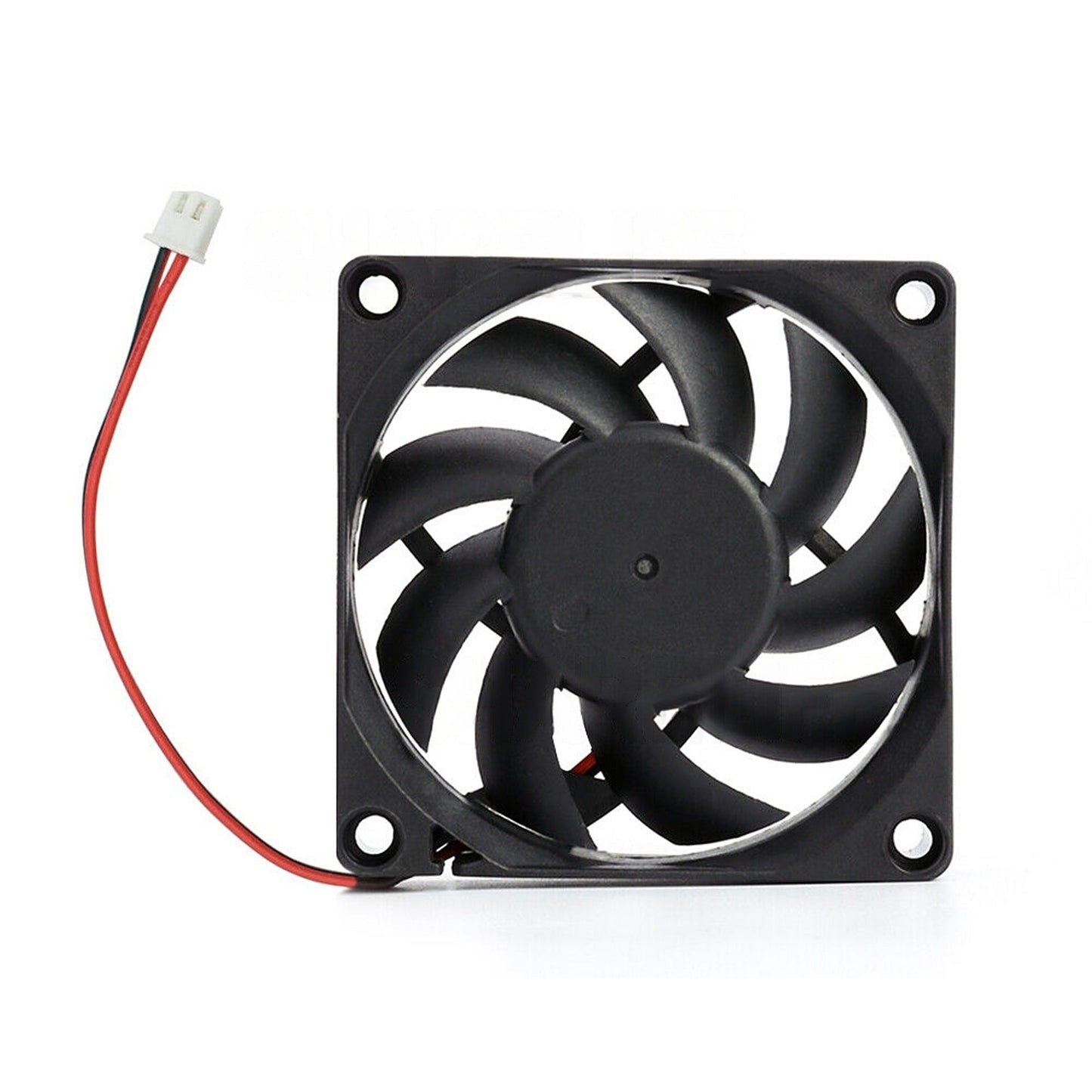 2pcs Silent Brushless PC Case Cooling Fans Black 12V