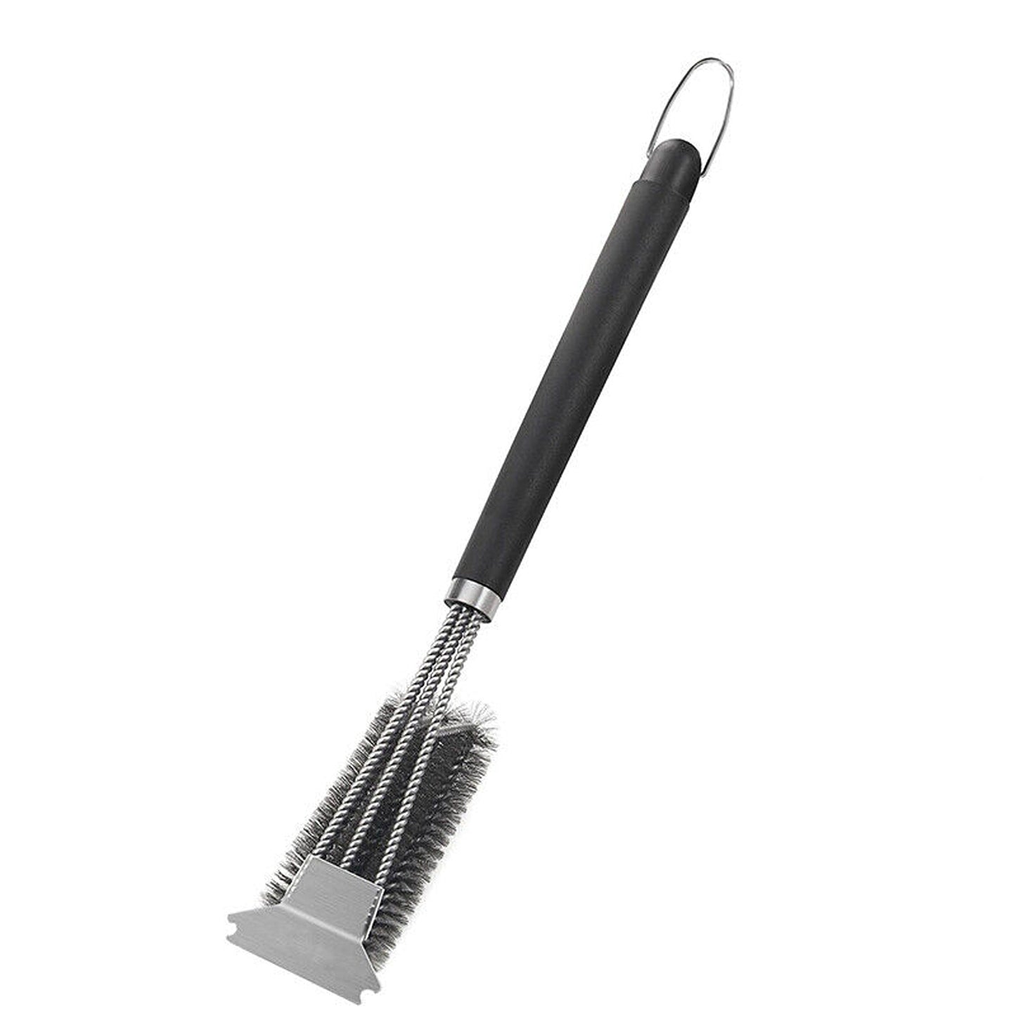 18-Inch Grill Brush with Scraper for Barbecue Cleaning