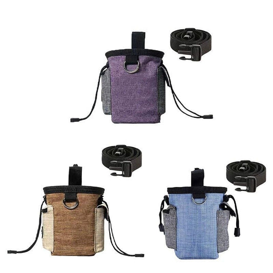 Dog Treat Pouch for Obedience Training with Garbage Bag Dispenser