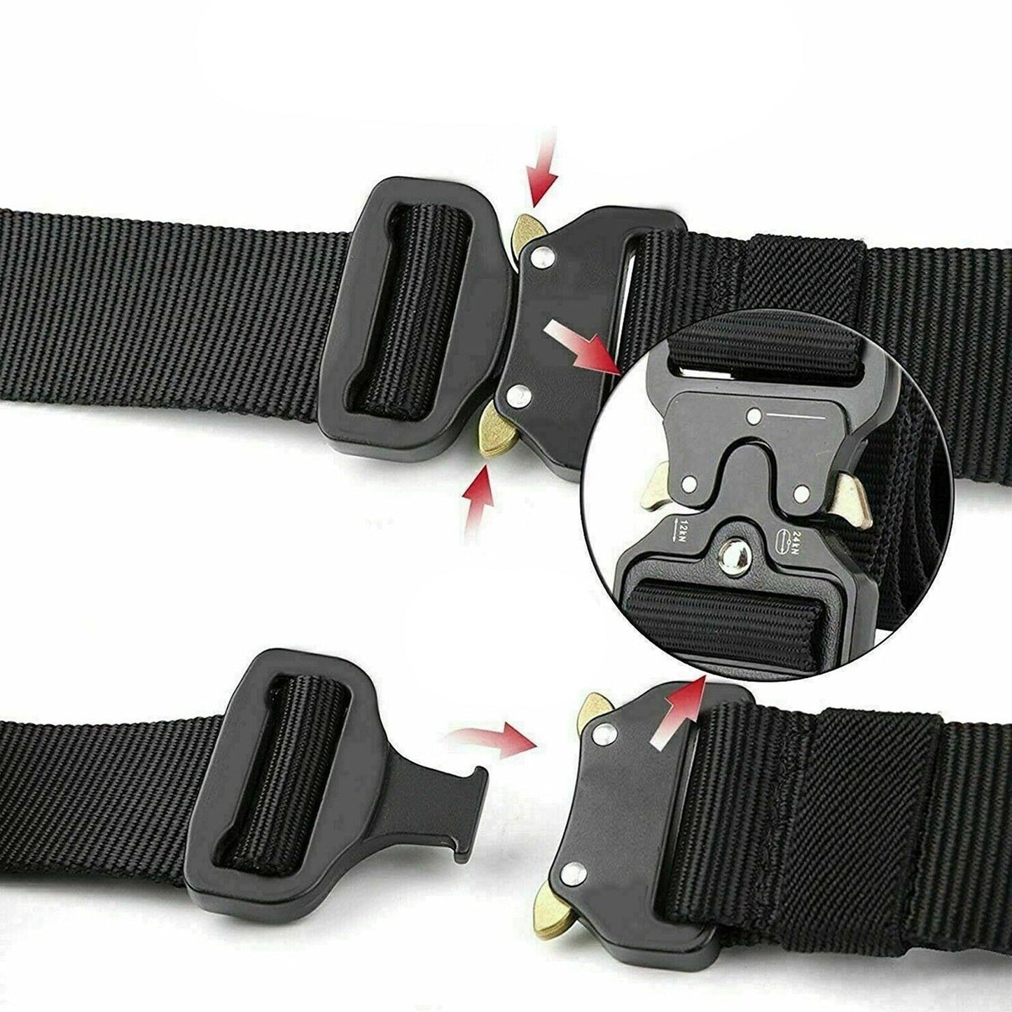 Heavy-Duty Canvas Outdoor Utility Belt for Work and Casual Wear