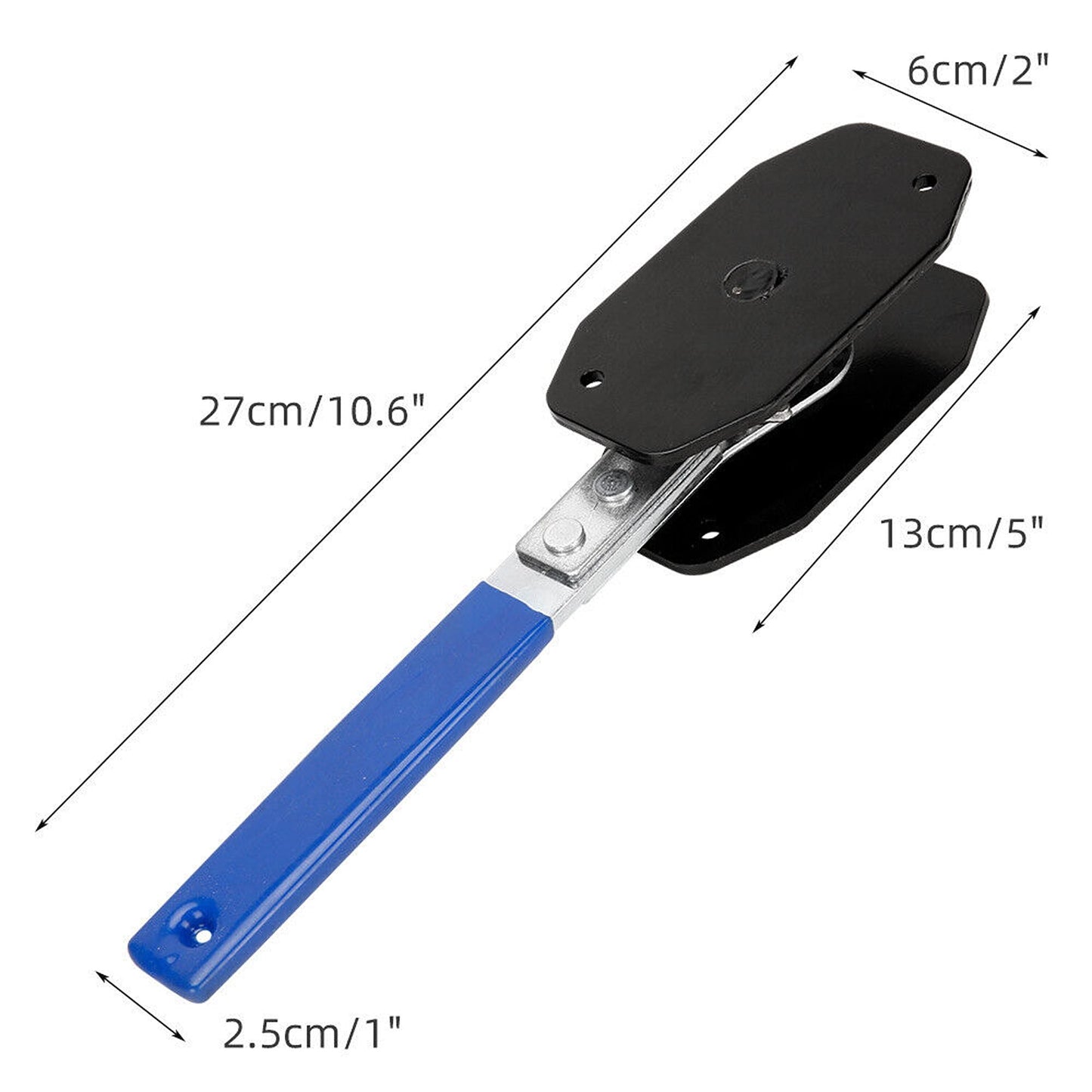 Disc Brake Caliper Piston Compressor Tool with Ratchet Wrench for Pad Installation