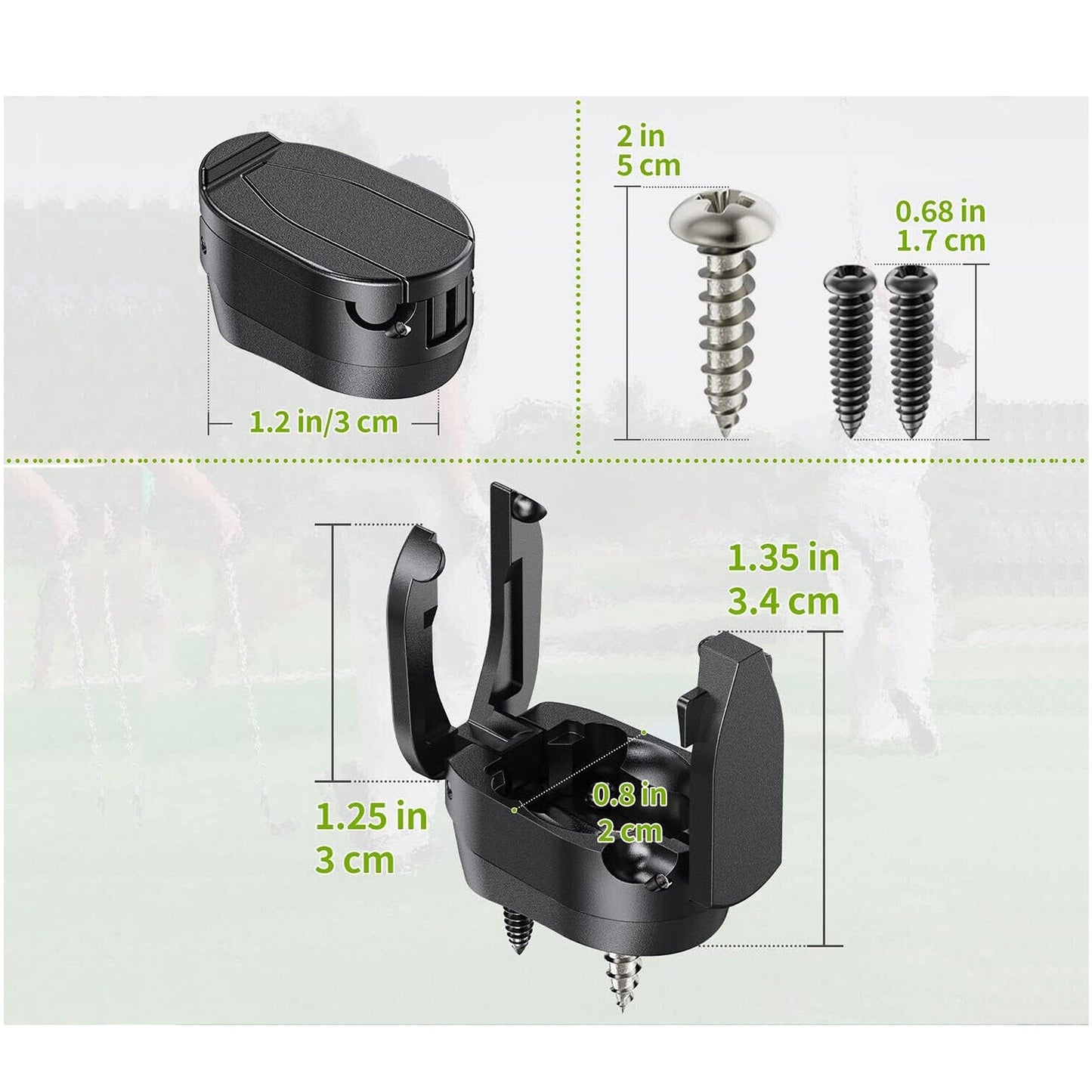 2pcs Golf Ball Retrieval Tool Back Saver Putt Retriever for Putter Grip
