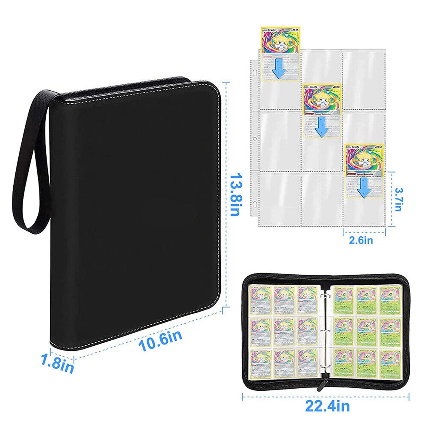 900 Pocket Storage Bag for Collecting Cards Large Capacity Album