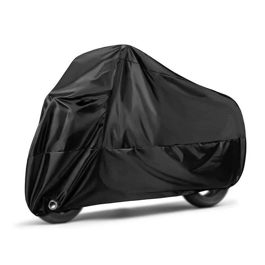 Waterproof Motorcycle Cover for Cruisers Black and Orange