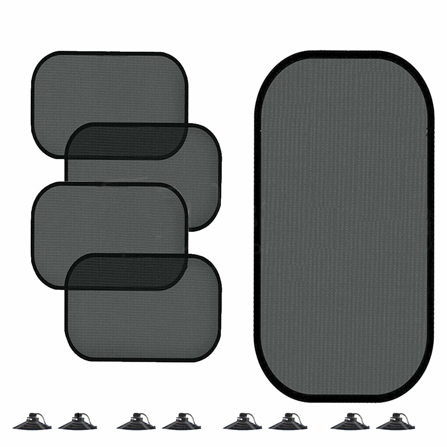 5-Pack UV Protection Mesh Window Sunshade for Cars