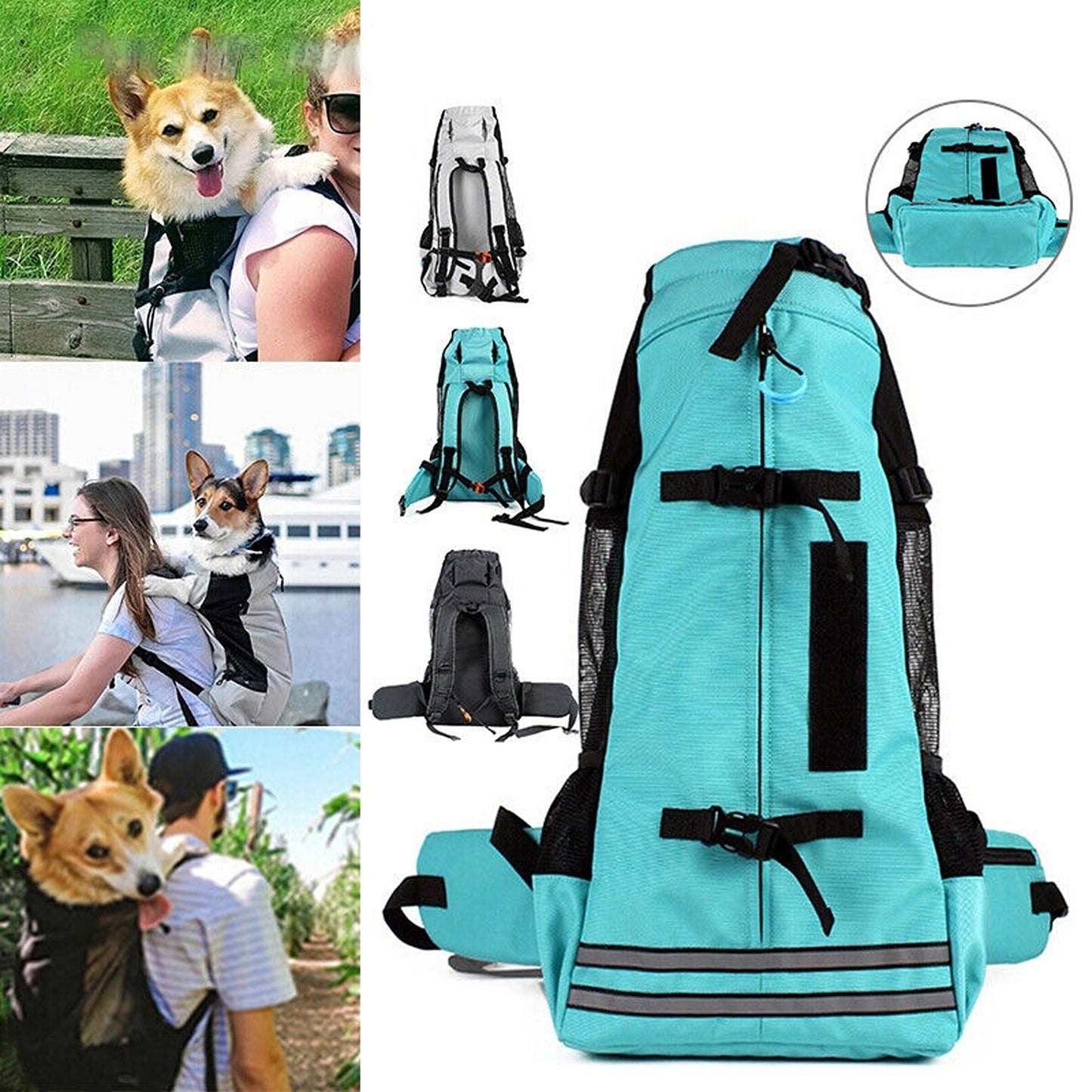 K9 Large Dog Backpack Carrier for Outdoor Hiking and Biking