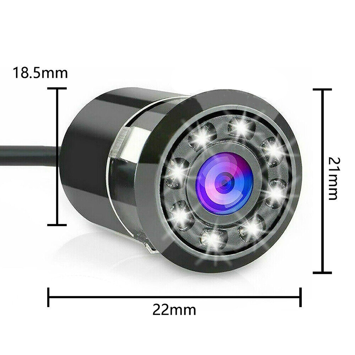 Car Rear Camera Night Vision HD LED Reverse Parking Waterproof