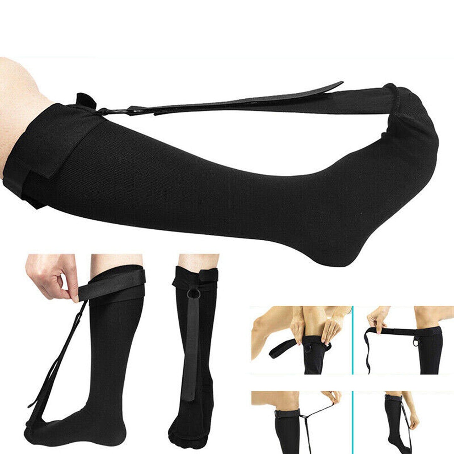 1pc Adjustable Plantar Fasciitis Night Splint for Achilles Tendon Relief