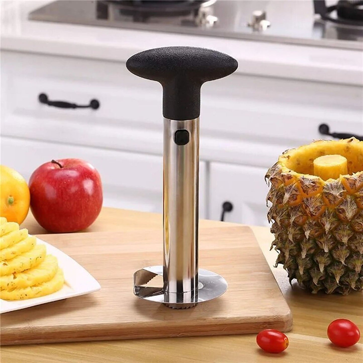 Easy Pineapple Corer Slicer Stainless Steel Kitchen Cutter and Peeler