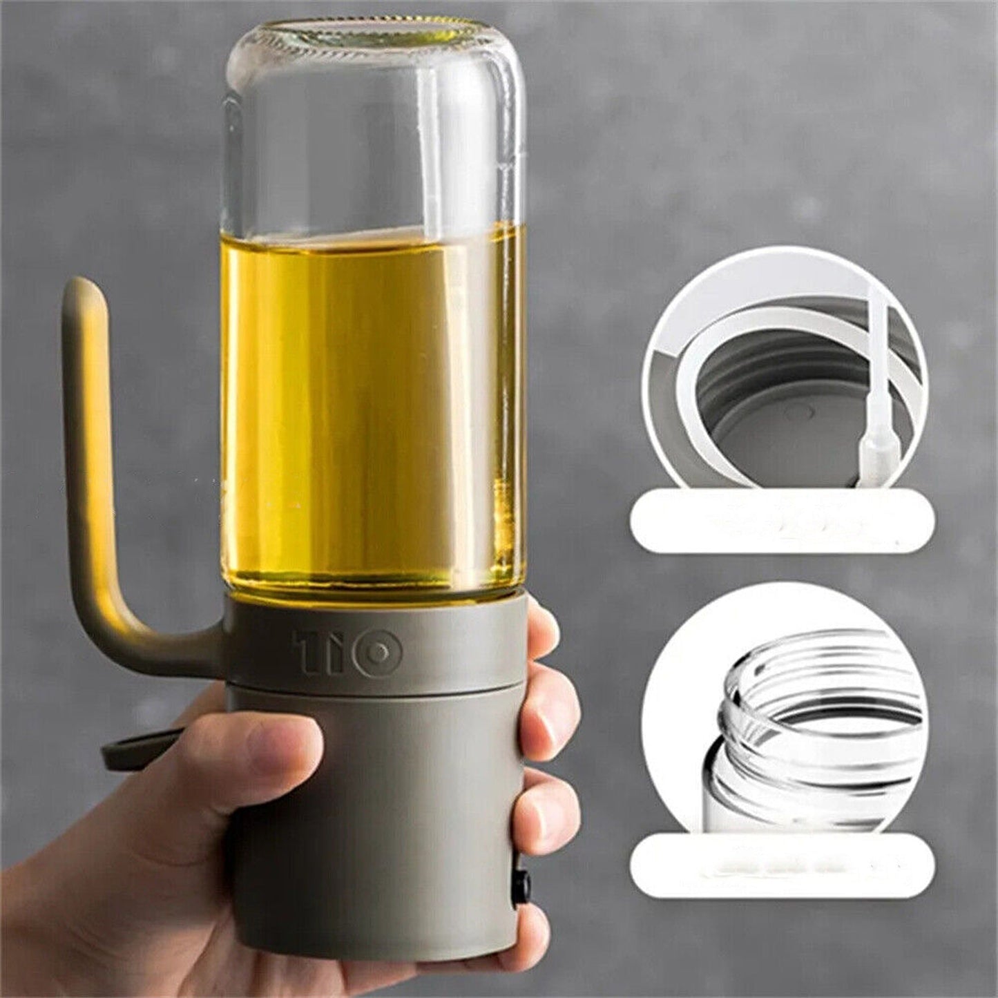Olive Oil Sprayer for Healthy Cooking Baking BBQ Refillable Spray Bottle