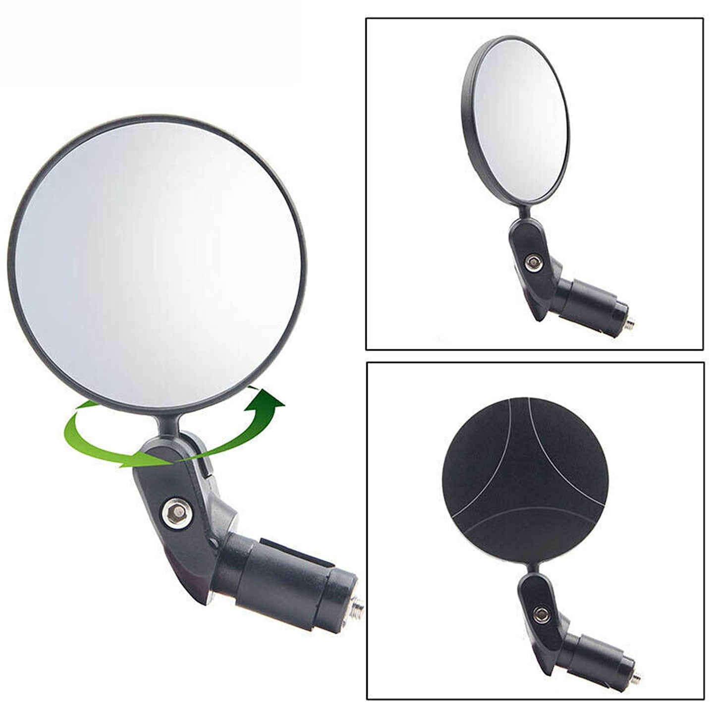 Mountain Bike Rearview Mirror Convex Handlebar Safety Mirror