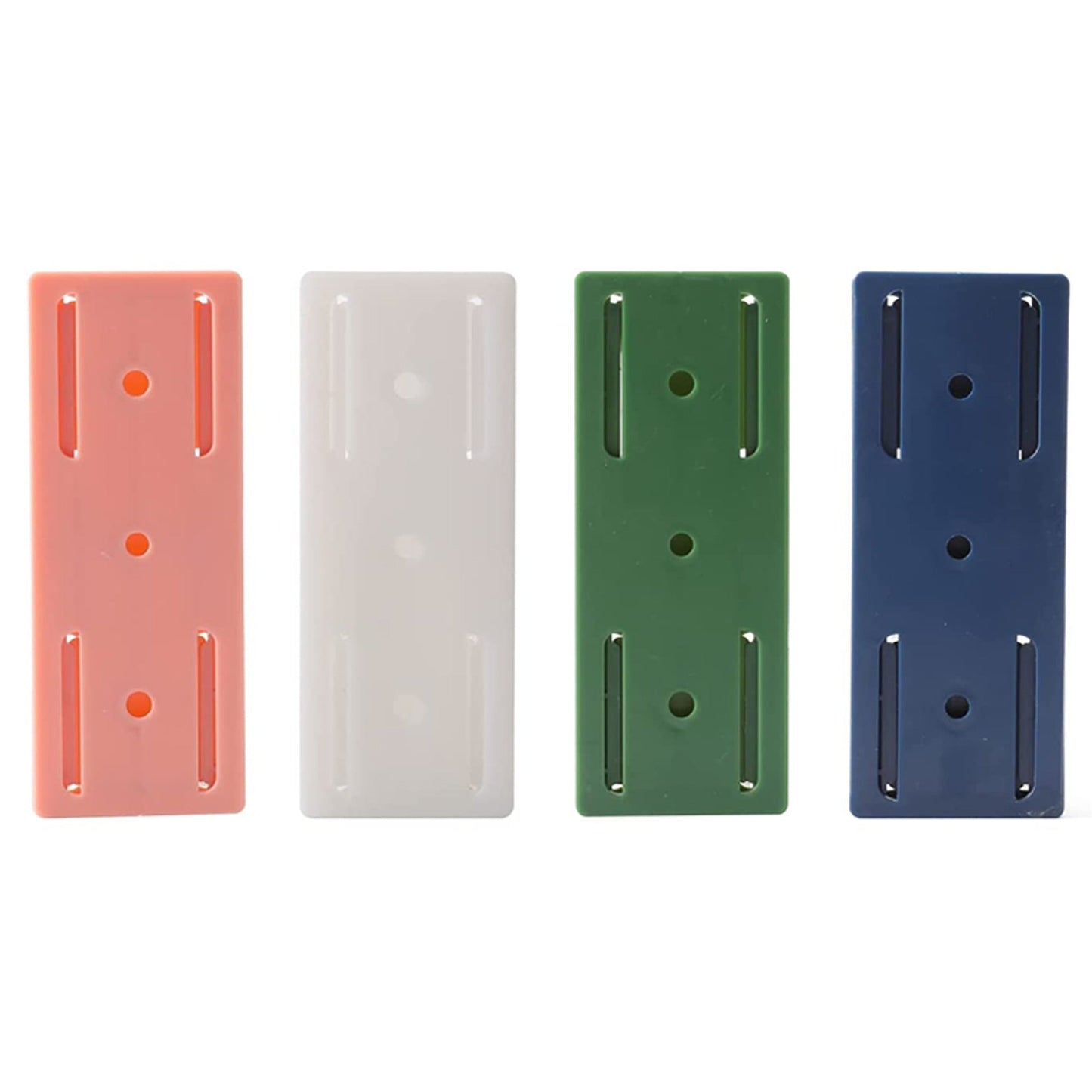 4pcs Wall Desk Socket Fixer Self-Adhesive Holder