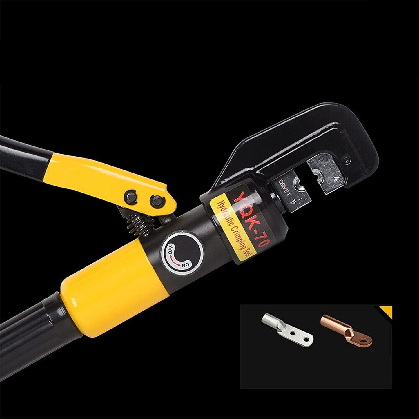 Hydraulic Crimper for Cable and Wire - 9 Dies 8 Ton